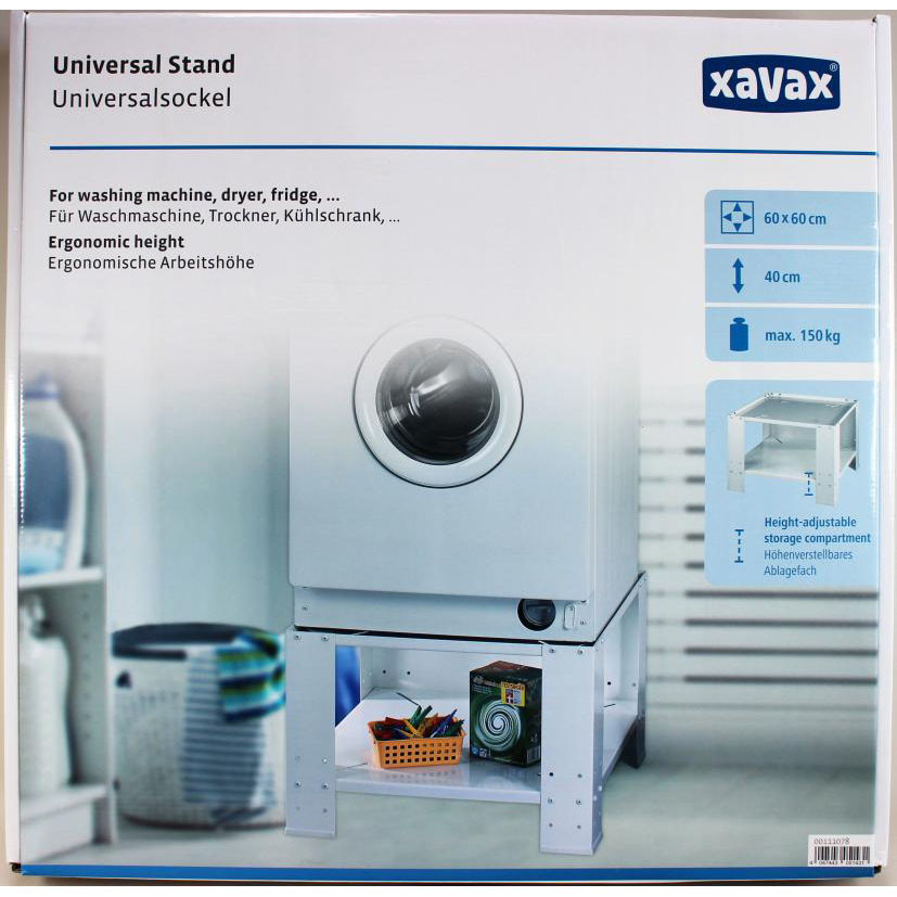 XAVAX Washing Machine Base Cabinet with Shelf White