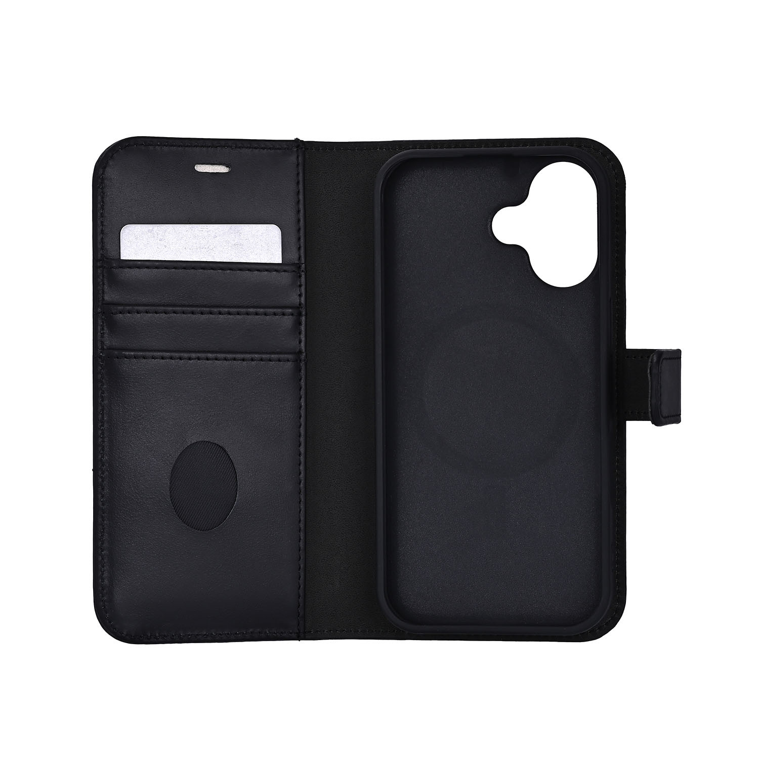 RADICOVER 2in1 Anti Radiation RFID 3 card MagS iPhone 17 Black Leather