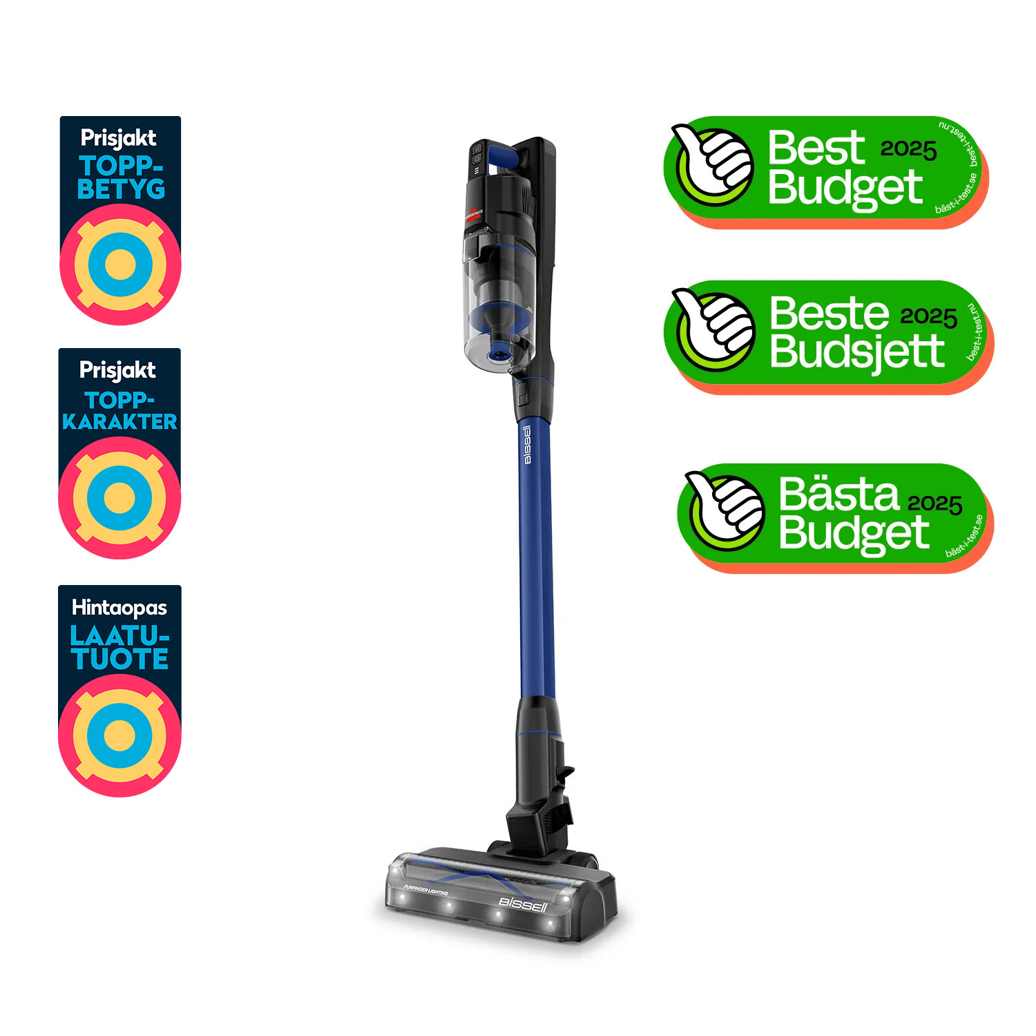 BISSELL Stick Vacuum Cleaner Powerclean FurGuard Pro