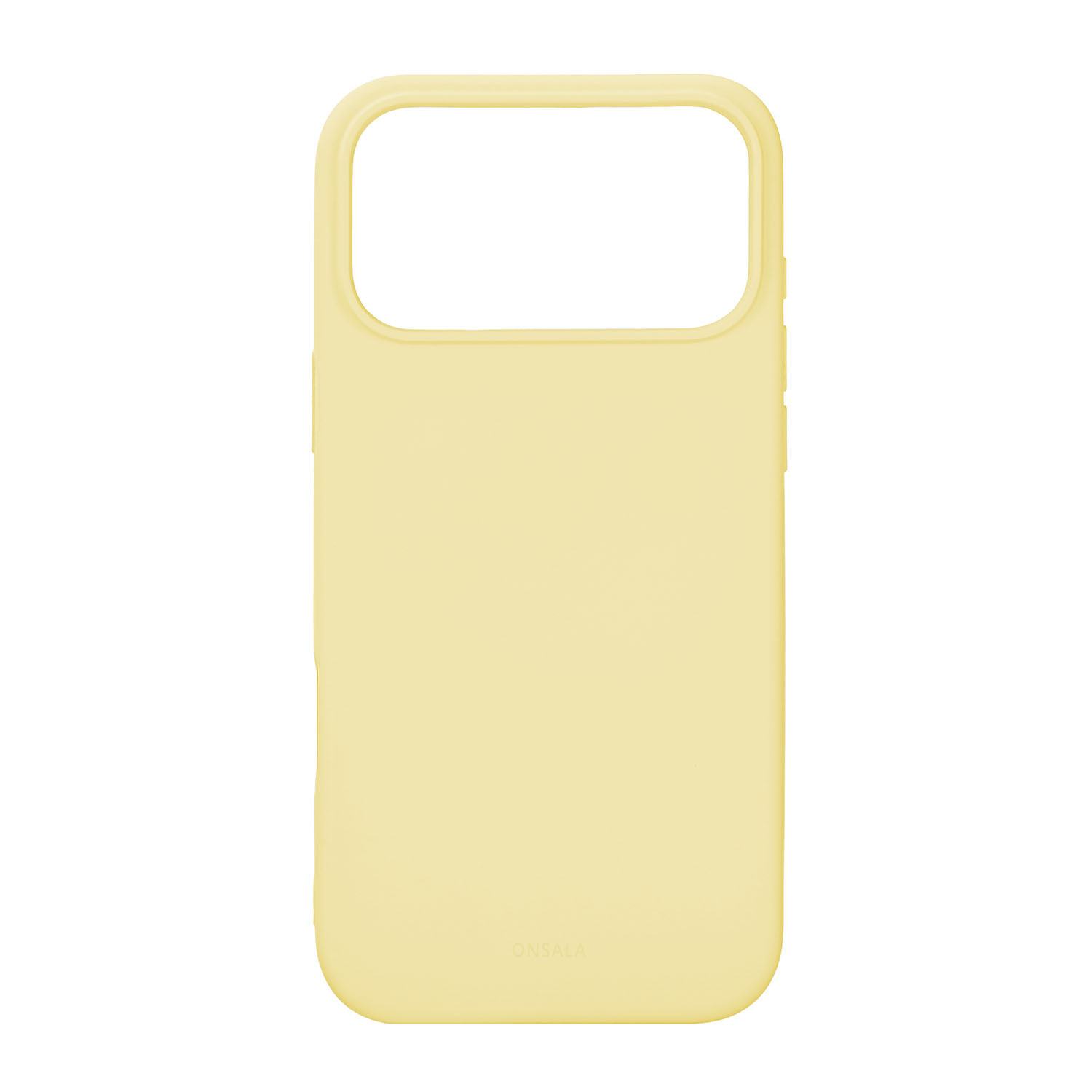 ONSALA Back Sil Touch Recycled MagSerie iPhone 17 Pro Max Lemon