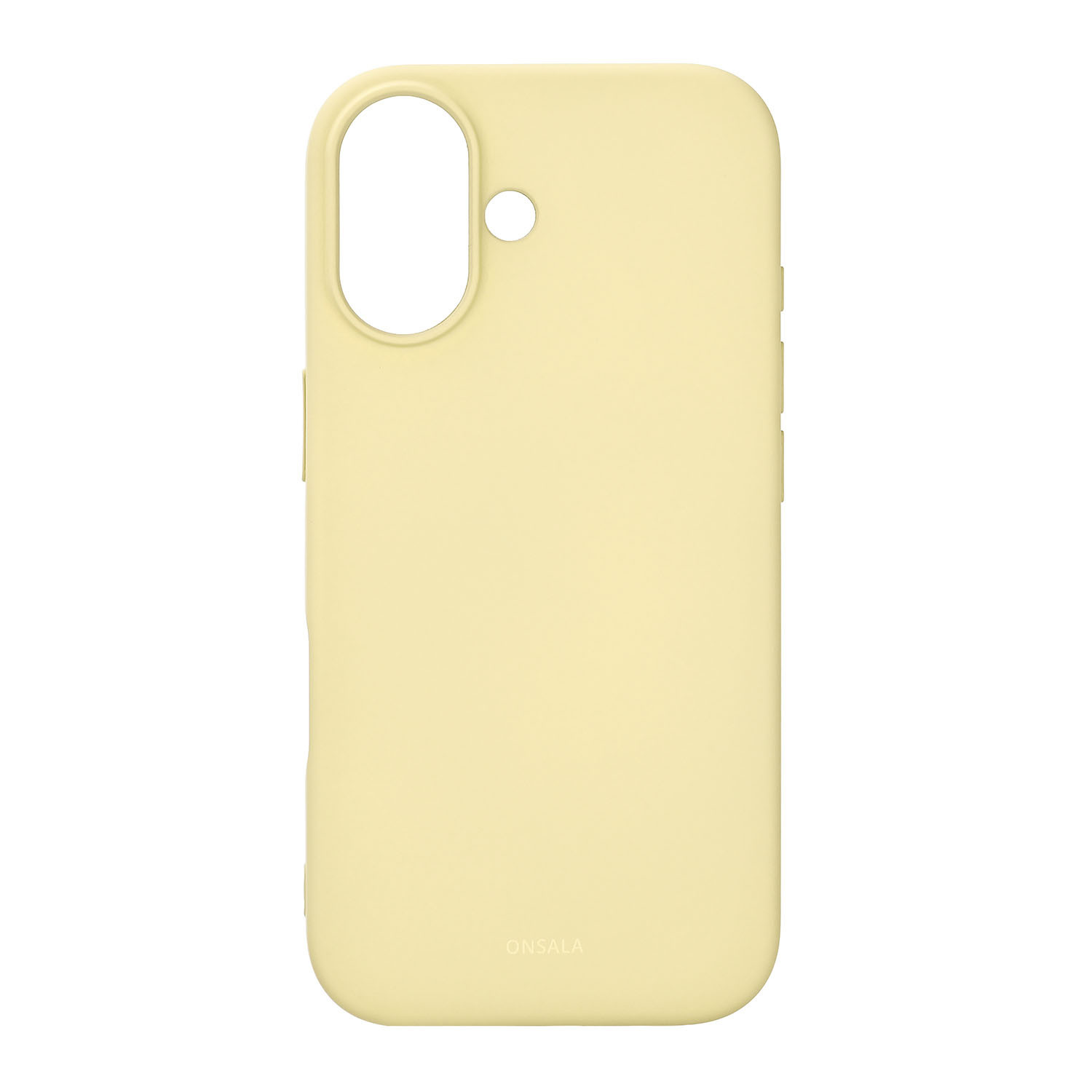 ONSALA Back Sil Touch Recycled MagSerie iPhone 17 Lemon