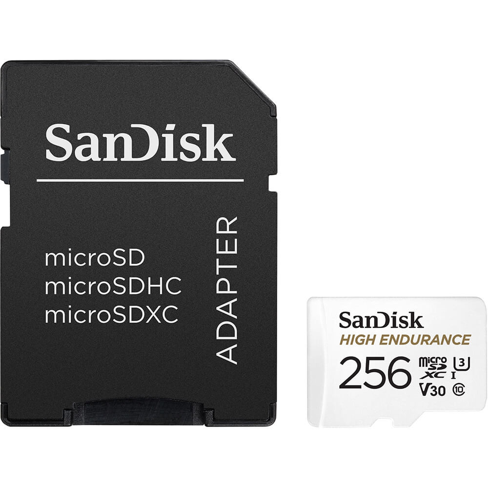 BildeSANDISK Minnekort MicroSDXC 256GB High Endurance med adap