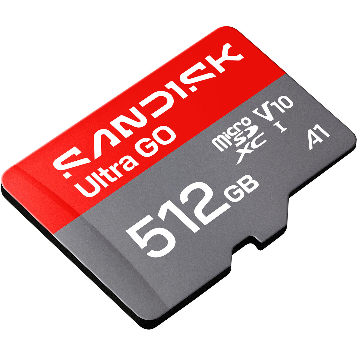 BildeSANDISK MicroSD Ultra GO 512GB 190MB/s C10 UHS U1 A1