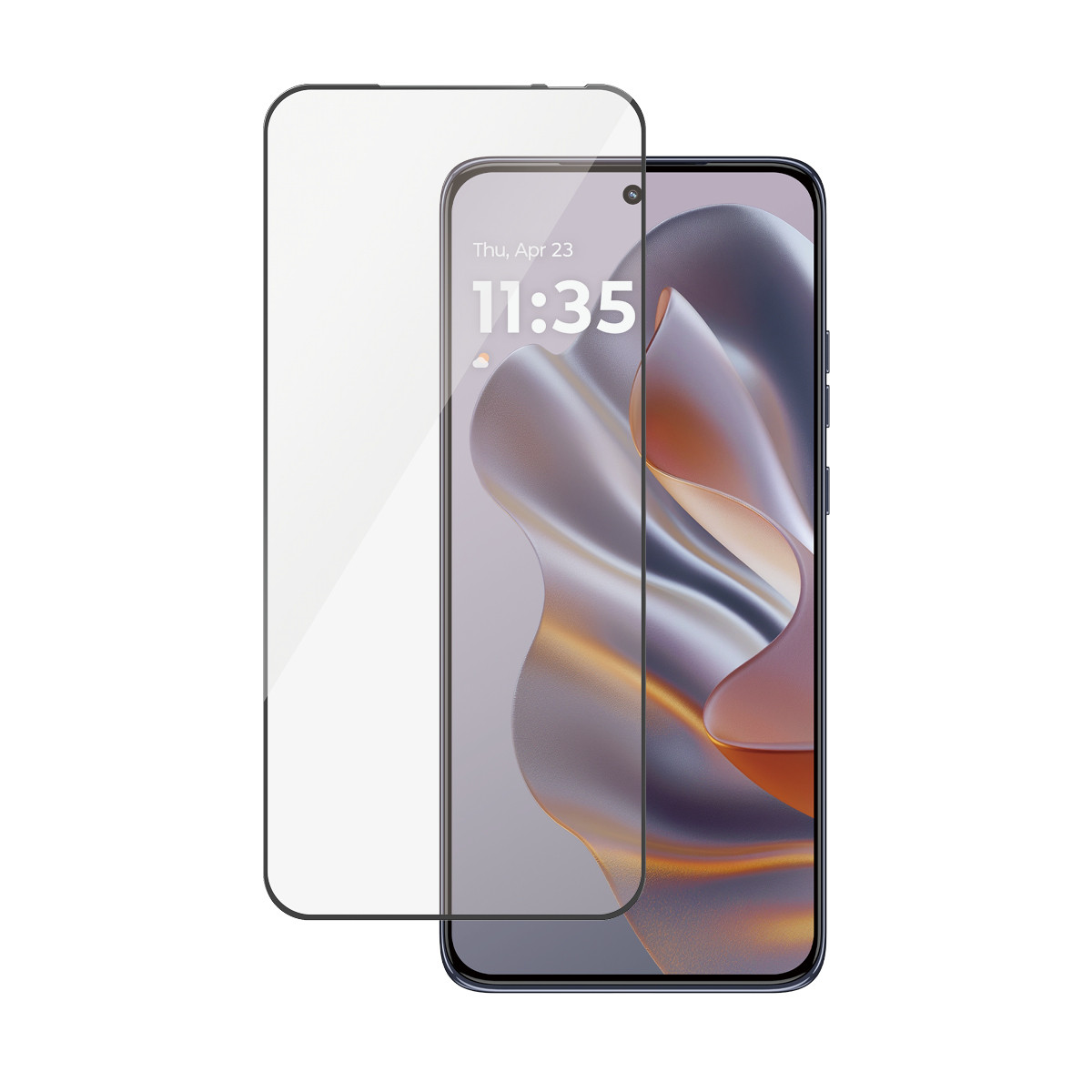 PG Screen Protector Black Frame Motorola Edge 50/60 Neo UWF