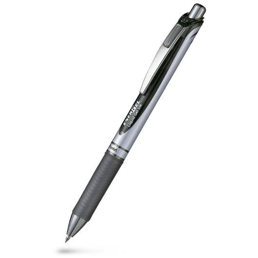 Geleroller Pentel Energel 07 Sort (12 stk)
