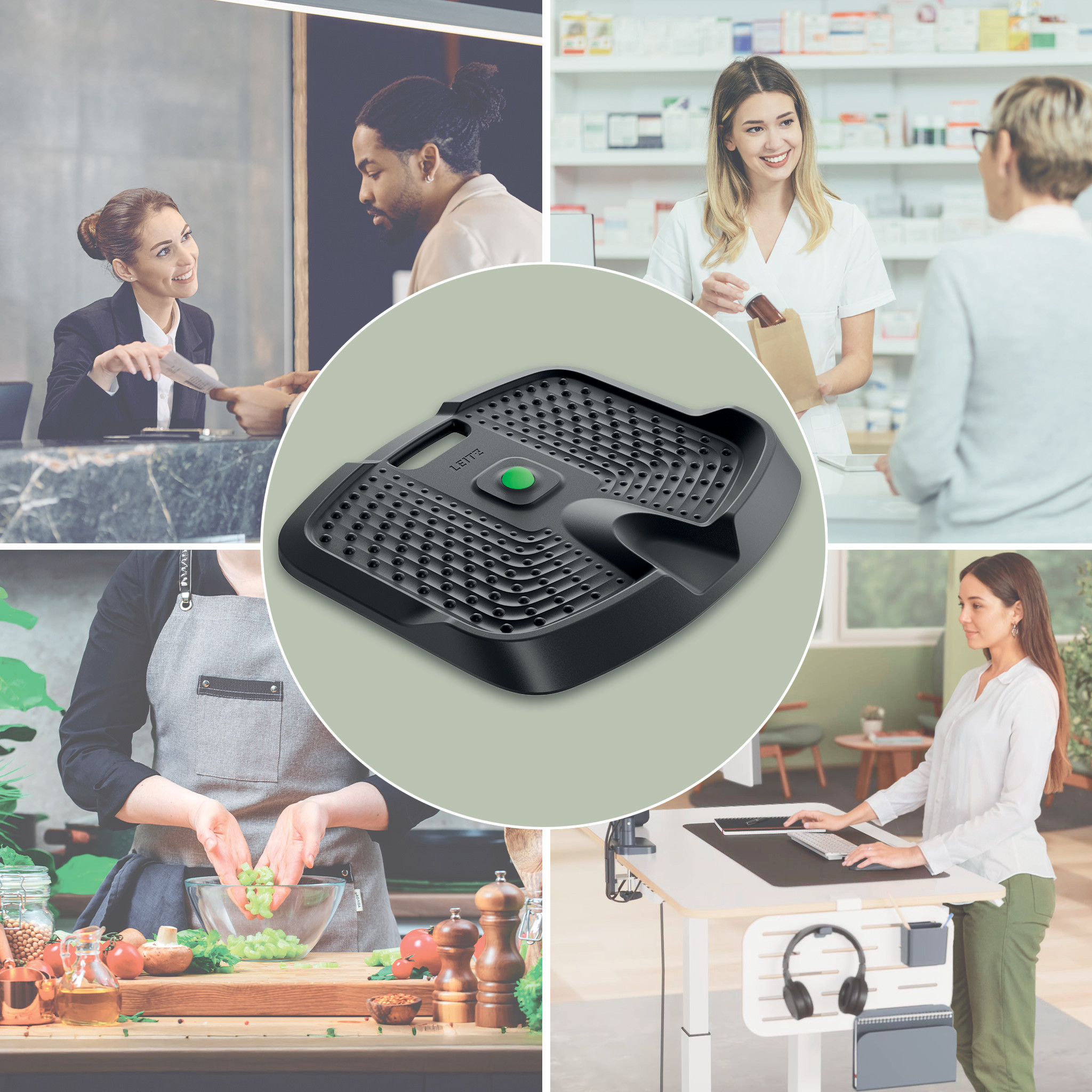 LEITZ Matte Ergo Active anti-fatigue 60x68 gr