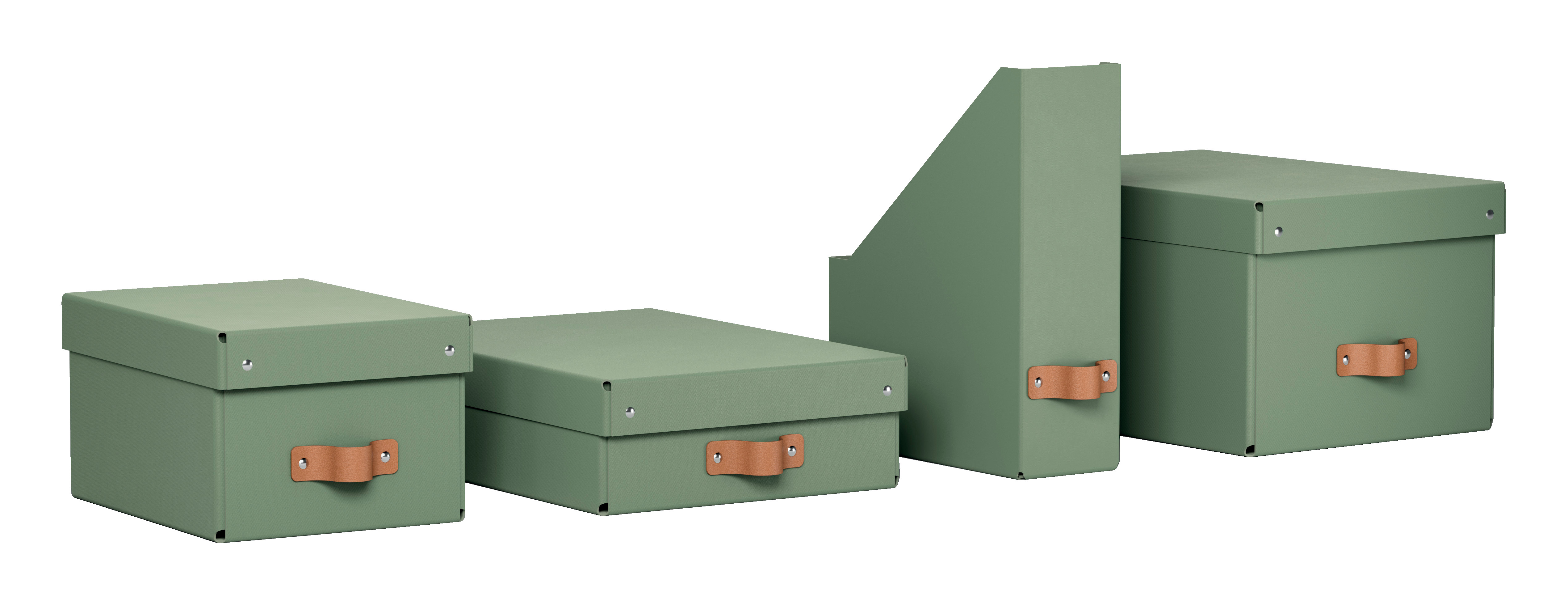 LEITZ Arkivboks Puro medium lav jordgrnn (2)