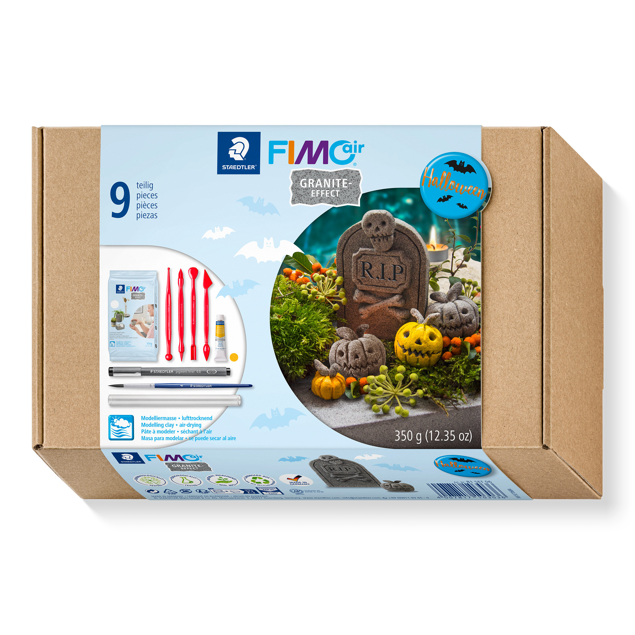 Modelleringsleire Fimo Air mixed st Halloween