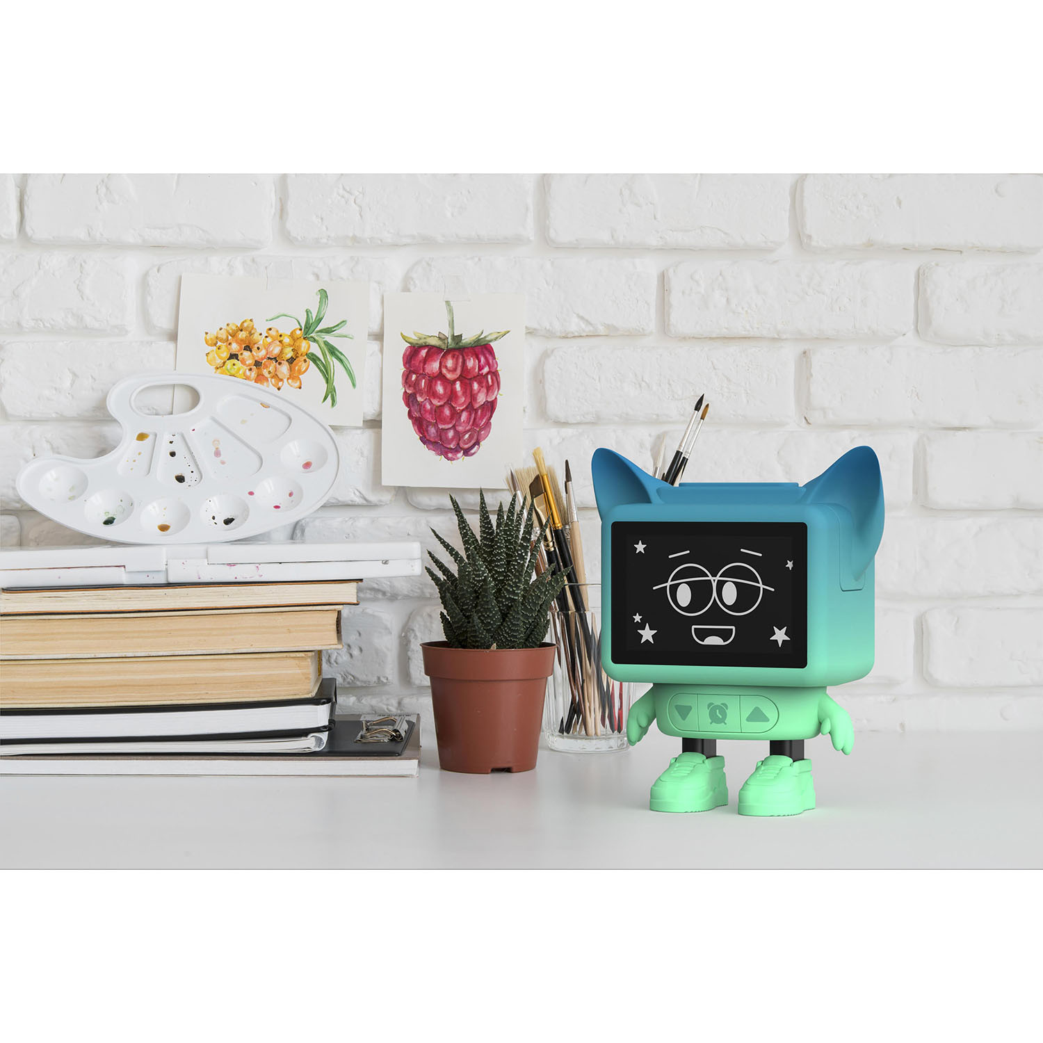 MOB Dancing Alarm Clock Blue