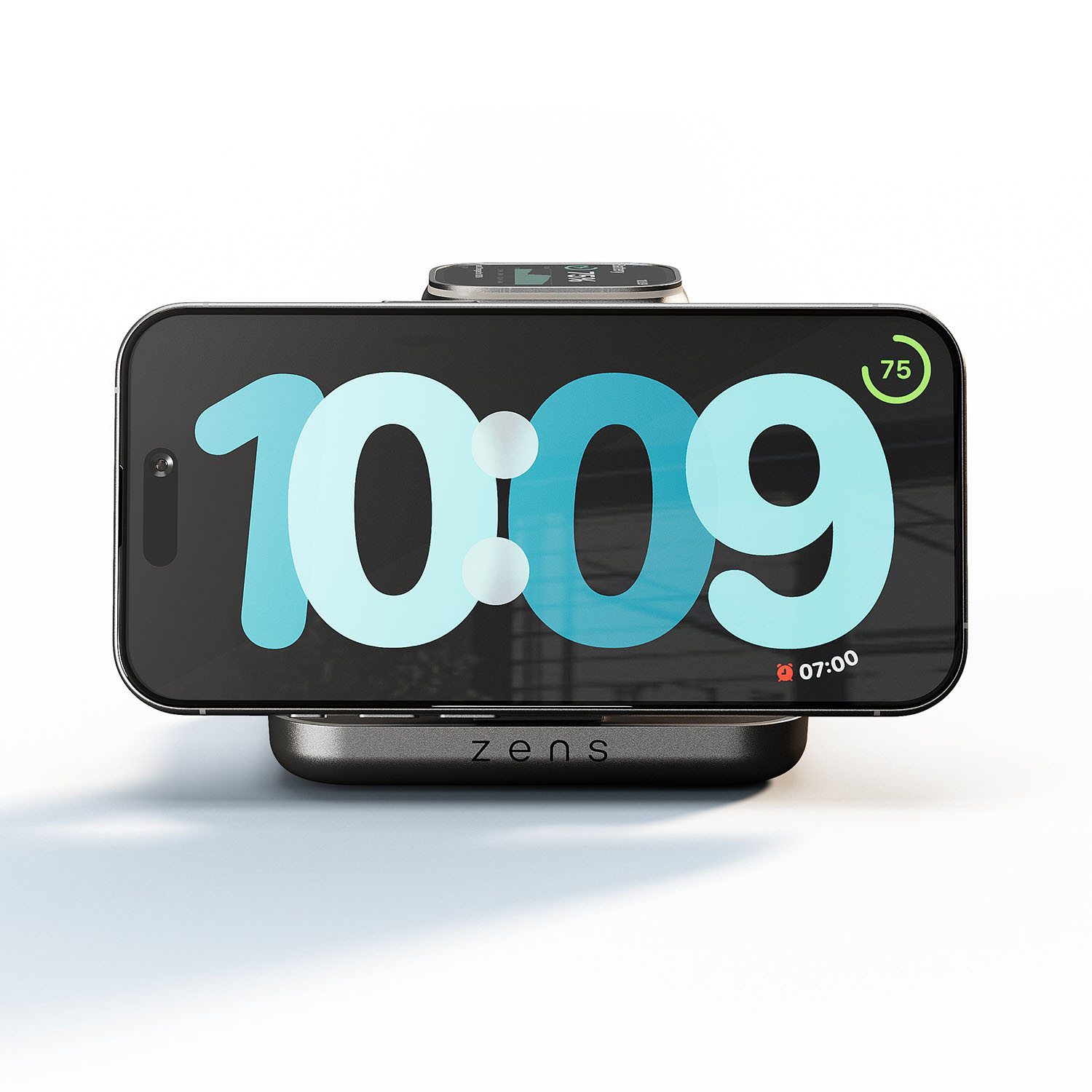 ZENS Charger Nightstand Pro 2 Aluminium and Black