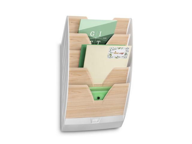 BildeBrosjyrekurv Cep Silva 5 Rom Hvit/Tre