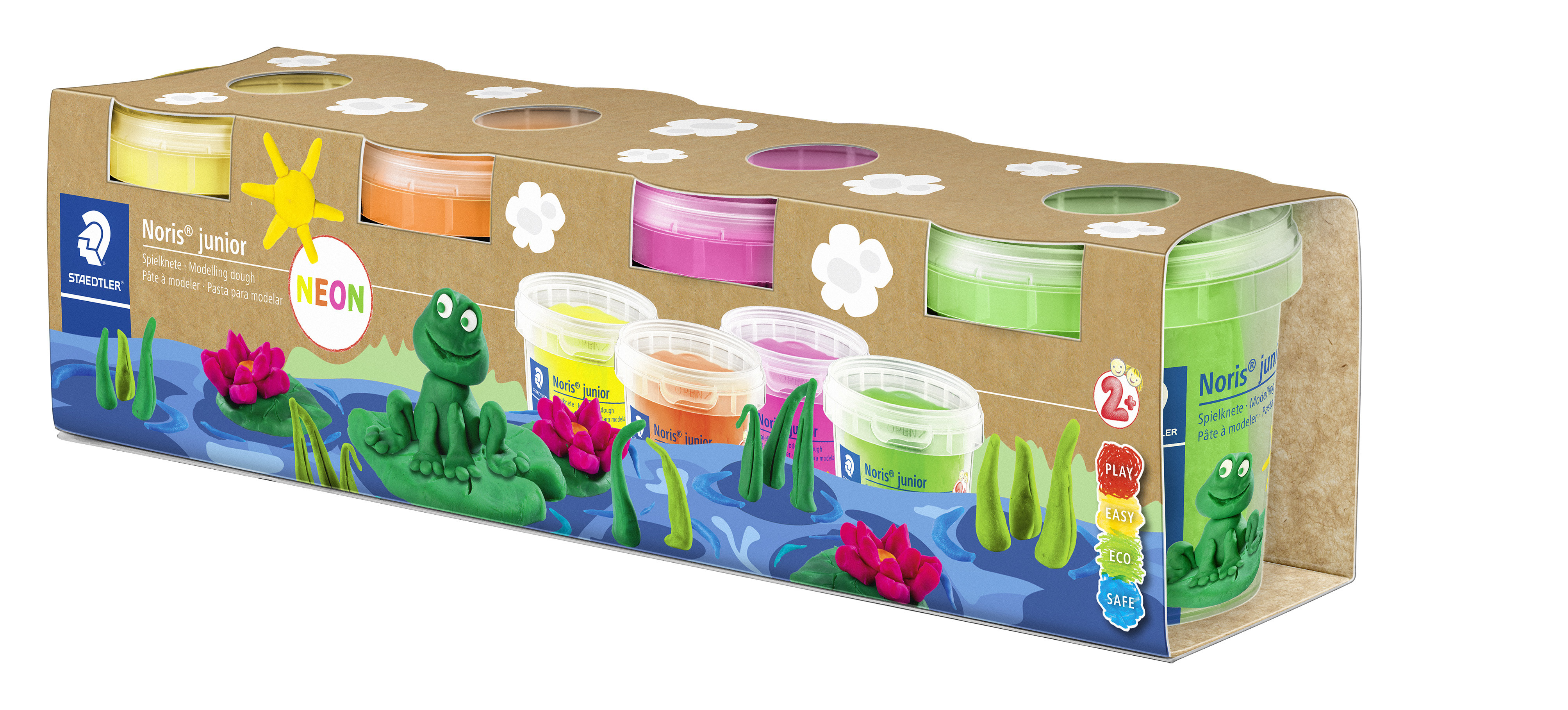 STAEDTLER Modelleringsleire Noris junior neonfarger (4)