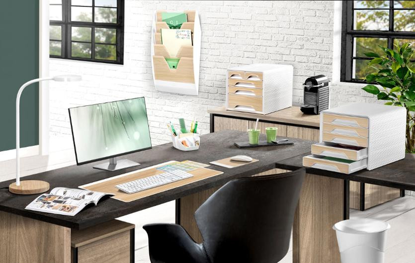 Skuffekabinett Cep Smoove 5Sk Hvit/Bjørk