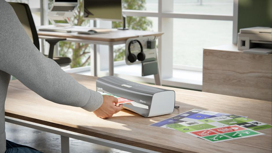 Leitz Lamineringsmaskin  iLAM Office A4 mrkegr