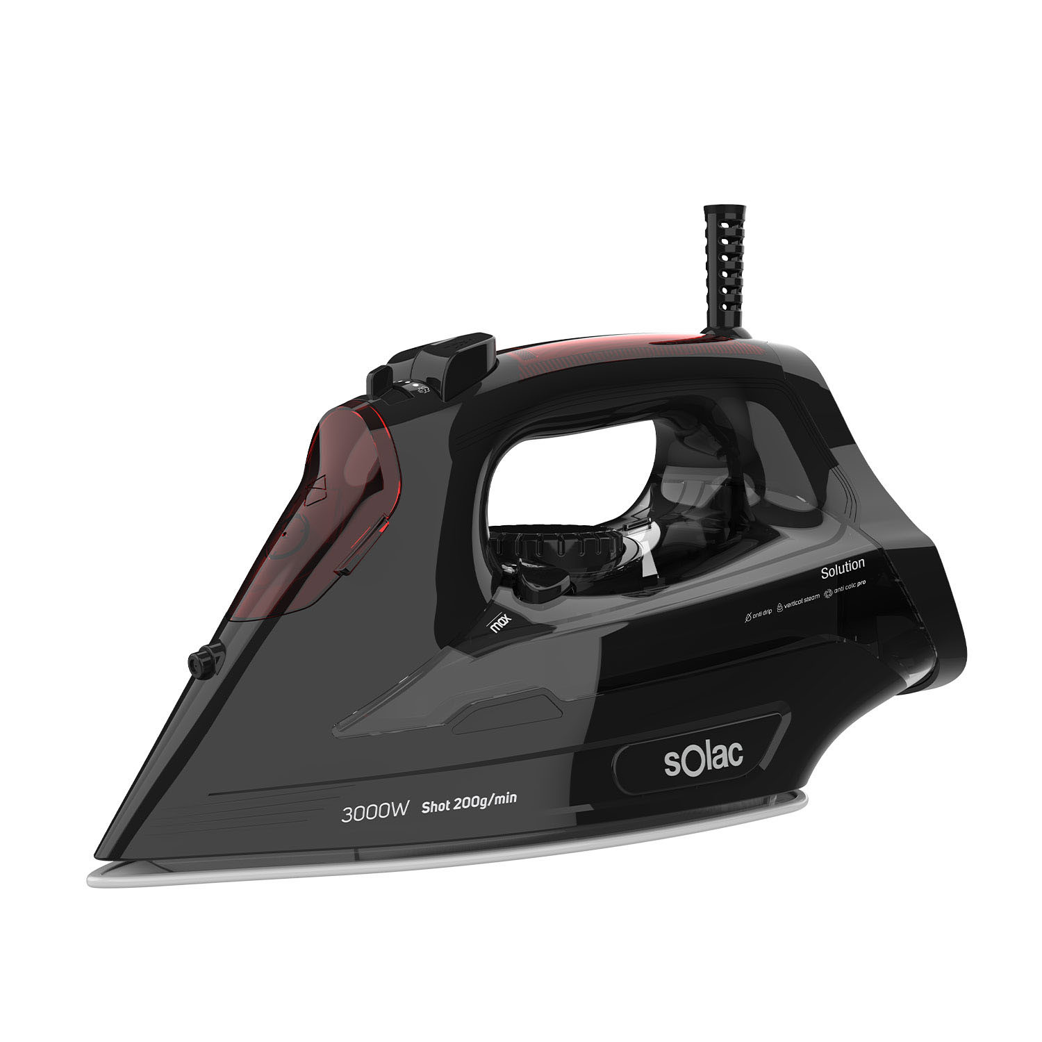 SOLAC Steam Iron PV2490 Black