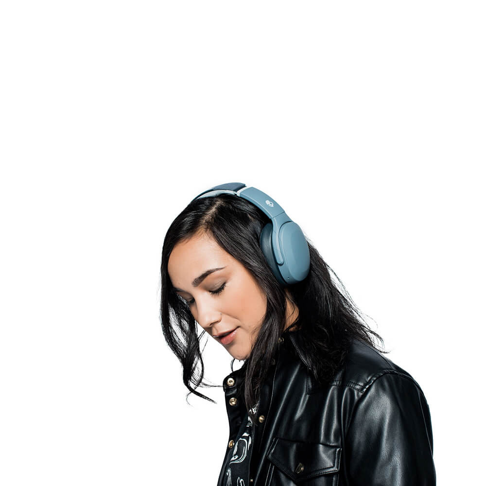 SKULLCANDY Hodetelefon Crusher EVO Over-Ear TrÃ¥dlÃ¸s GrÃ¥