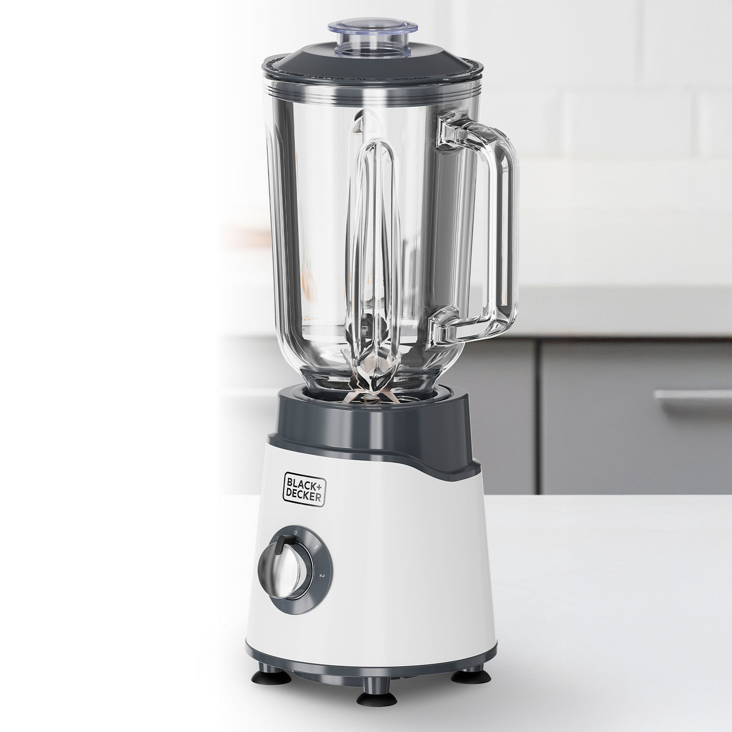 BLACK+DECKER Jar Blender 1000W White