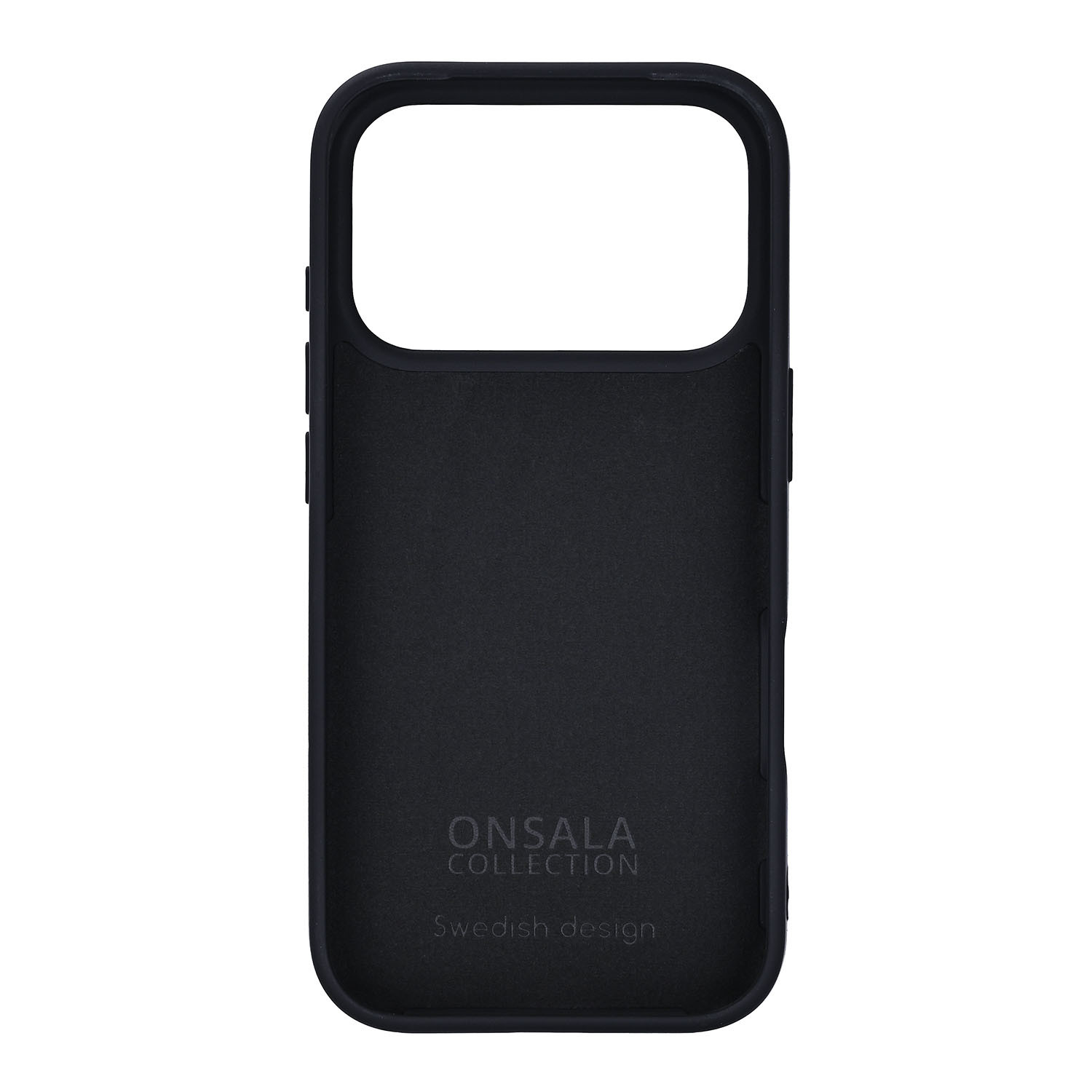 ONSALA Back Sil Touch Recycled MagSerie iPhone 17 Pro Black