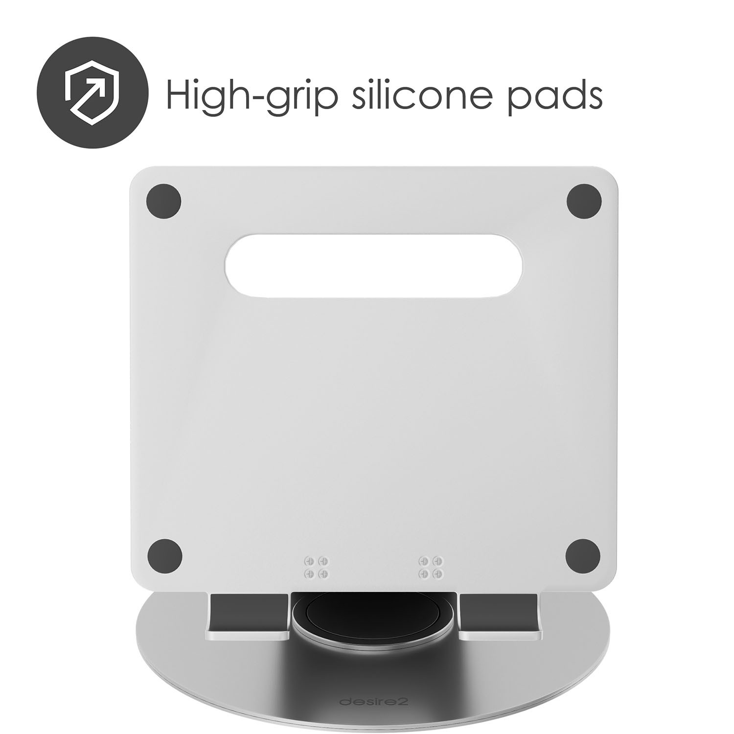 DESIRE2 Sit- Stand Supreme 360 Laptop Riser Aluminum