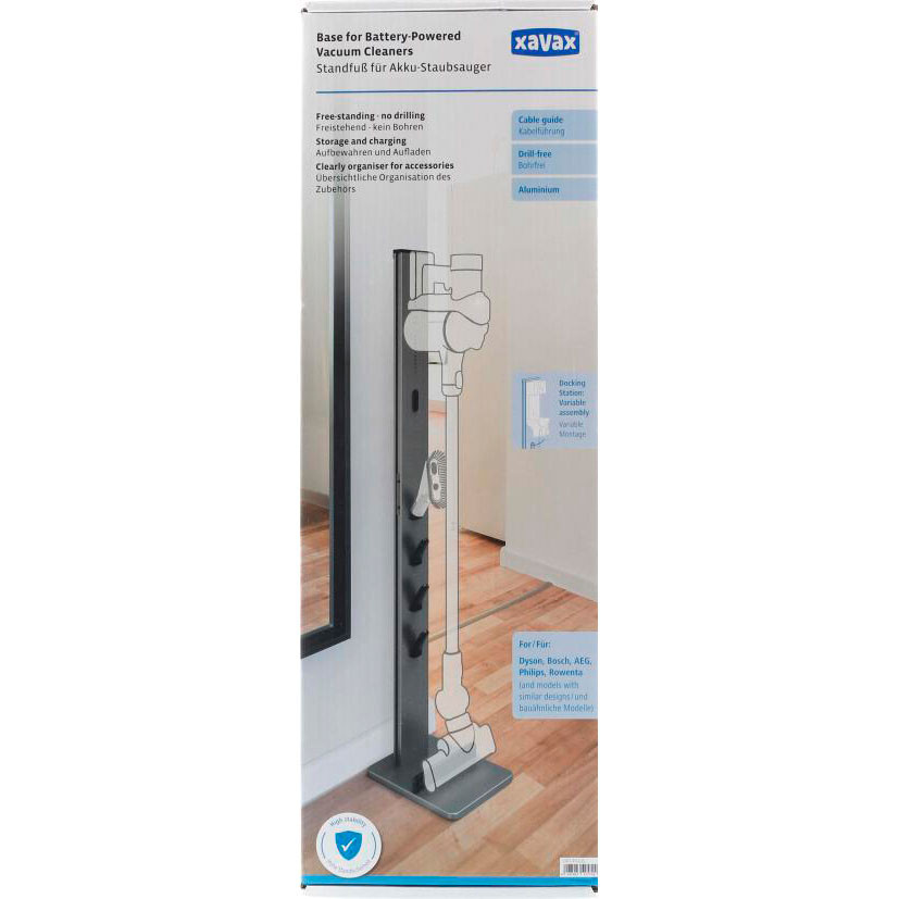 XAVAX Stand Organizer for Vacuum Cleaner Black/Silver