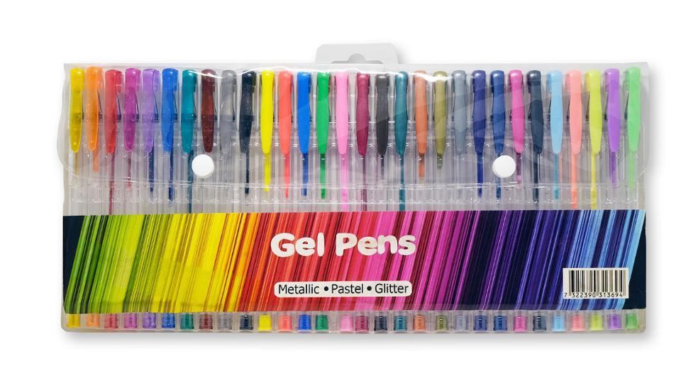 BildeGeleroller Metallic Glitter Pastell (30 stk)