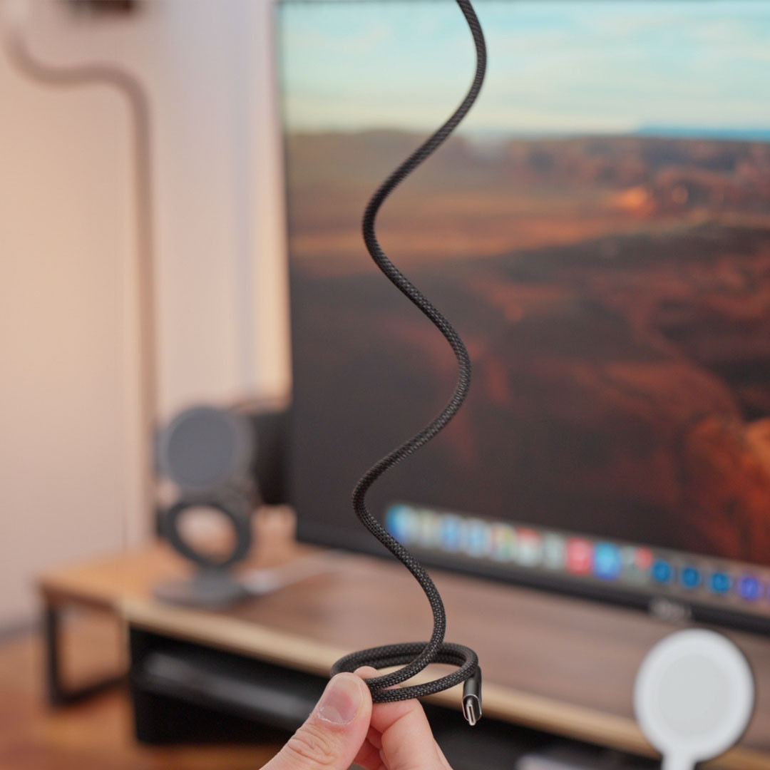 STATIK MagStack Magnetic Cable Pro USB-C to USB-C 1m Black
