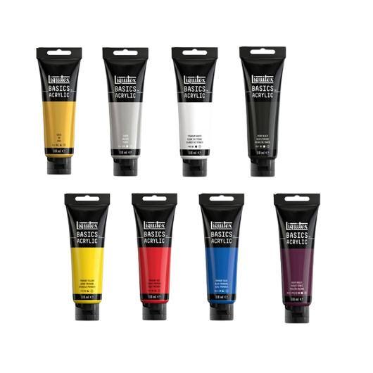 BildeAkrylfarge Liquitex Ass Farger 118Ml (8 stk)