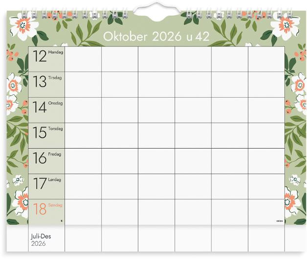 Hjemmets Kalender Grieg Uke 26/27