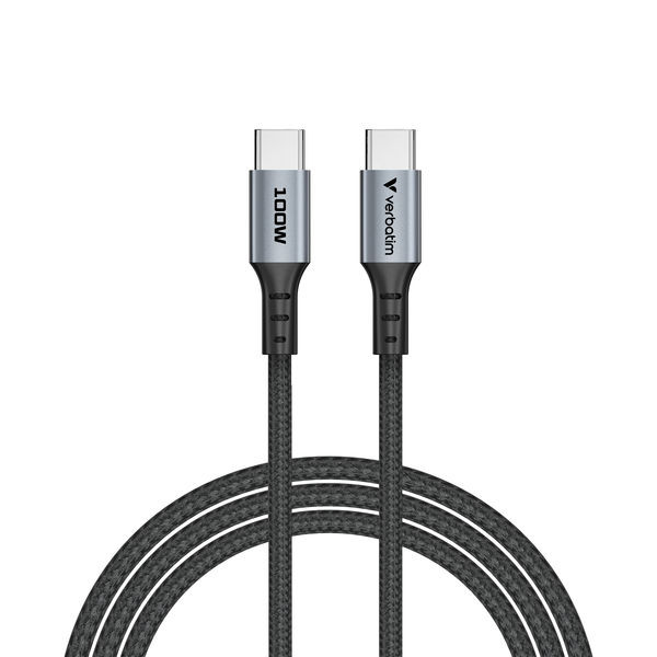 BildeVERBATIM Sync N Charge USB C-USB C 100W 1.2m