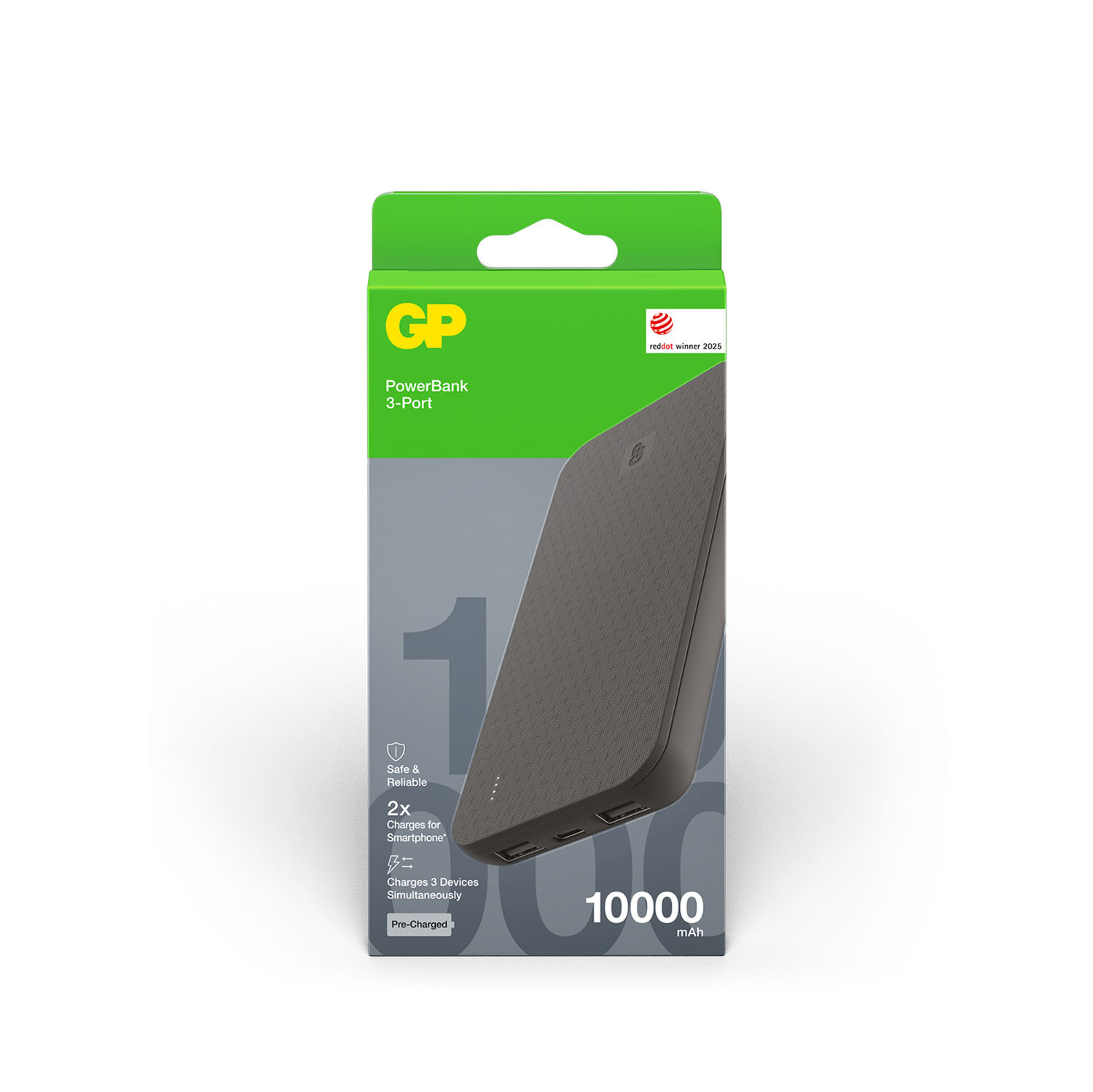 GP Powerbank Plus 10000mAh Black