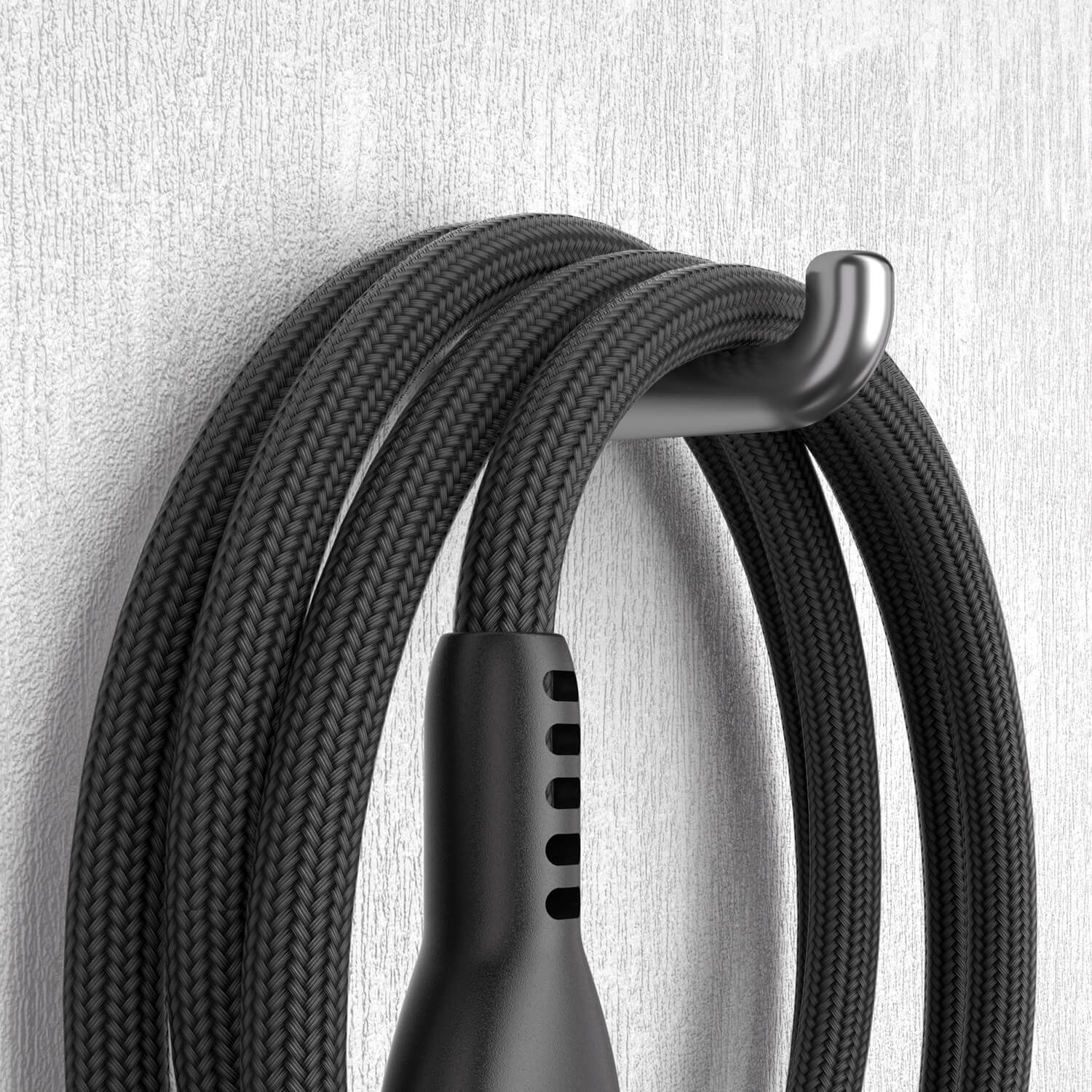 STATIK PowerPivot Pro Nylon Braided USB-C to USB-C, 1m Black