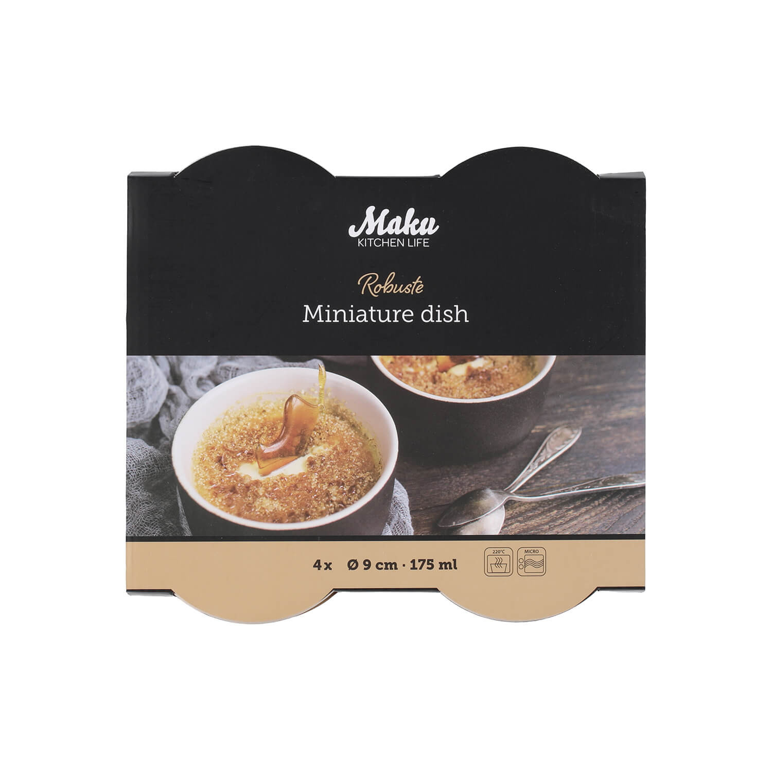 MAKU Ceramic Dish Small 4 pcs