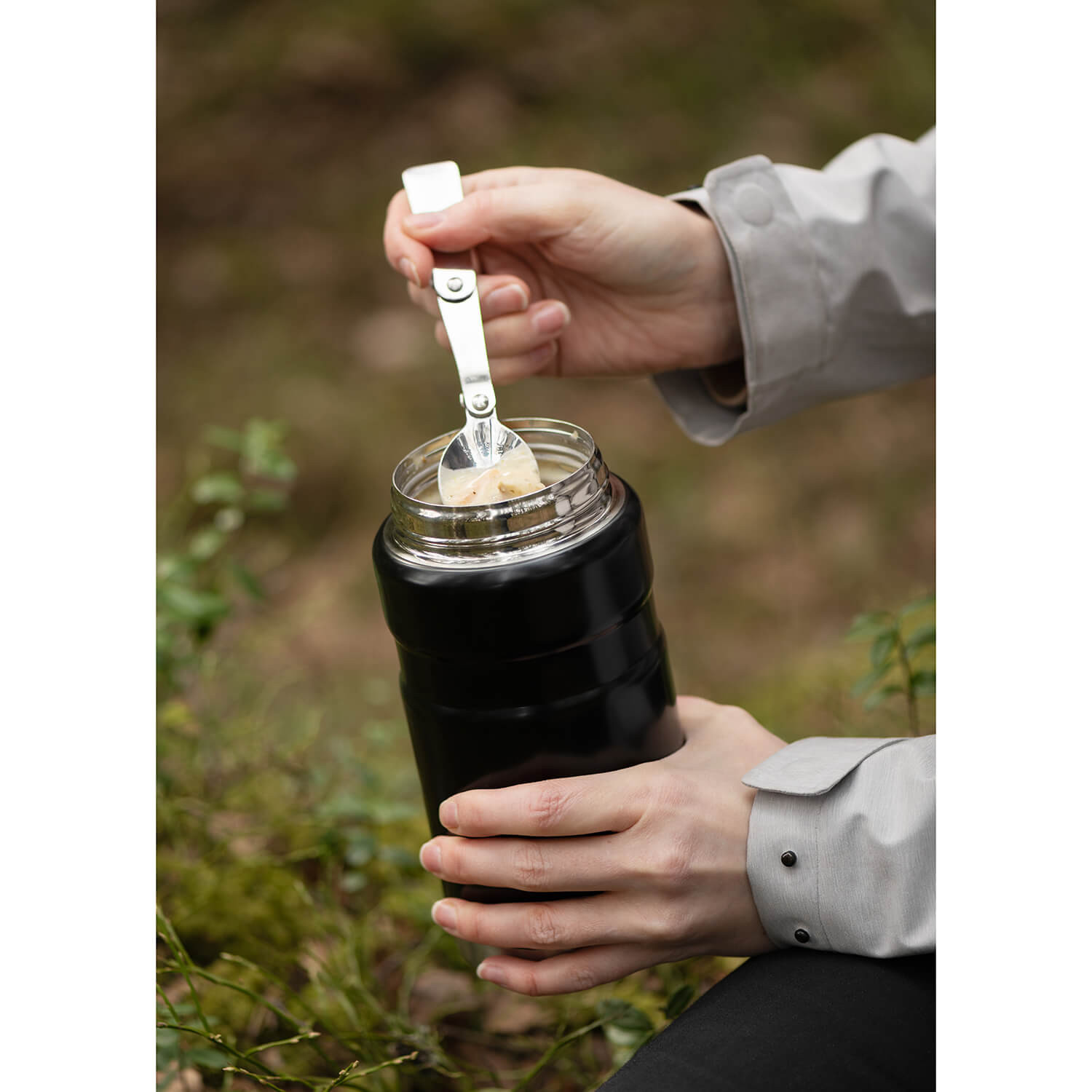 MAKU Food Thermos 0,75L Black