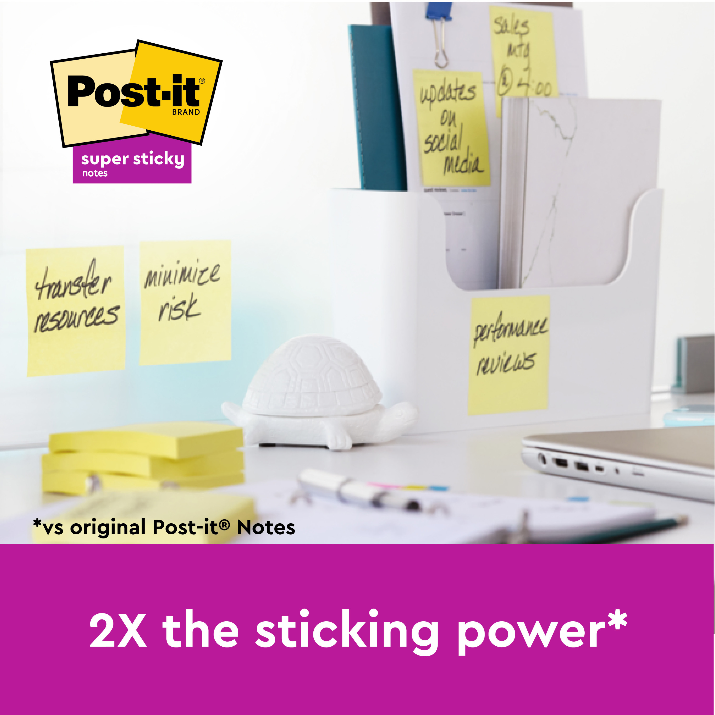 Post-it SS Recycled Canary Yellow 76x76 70sh (12)