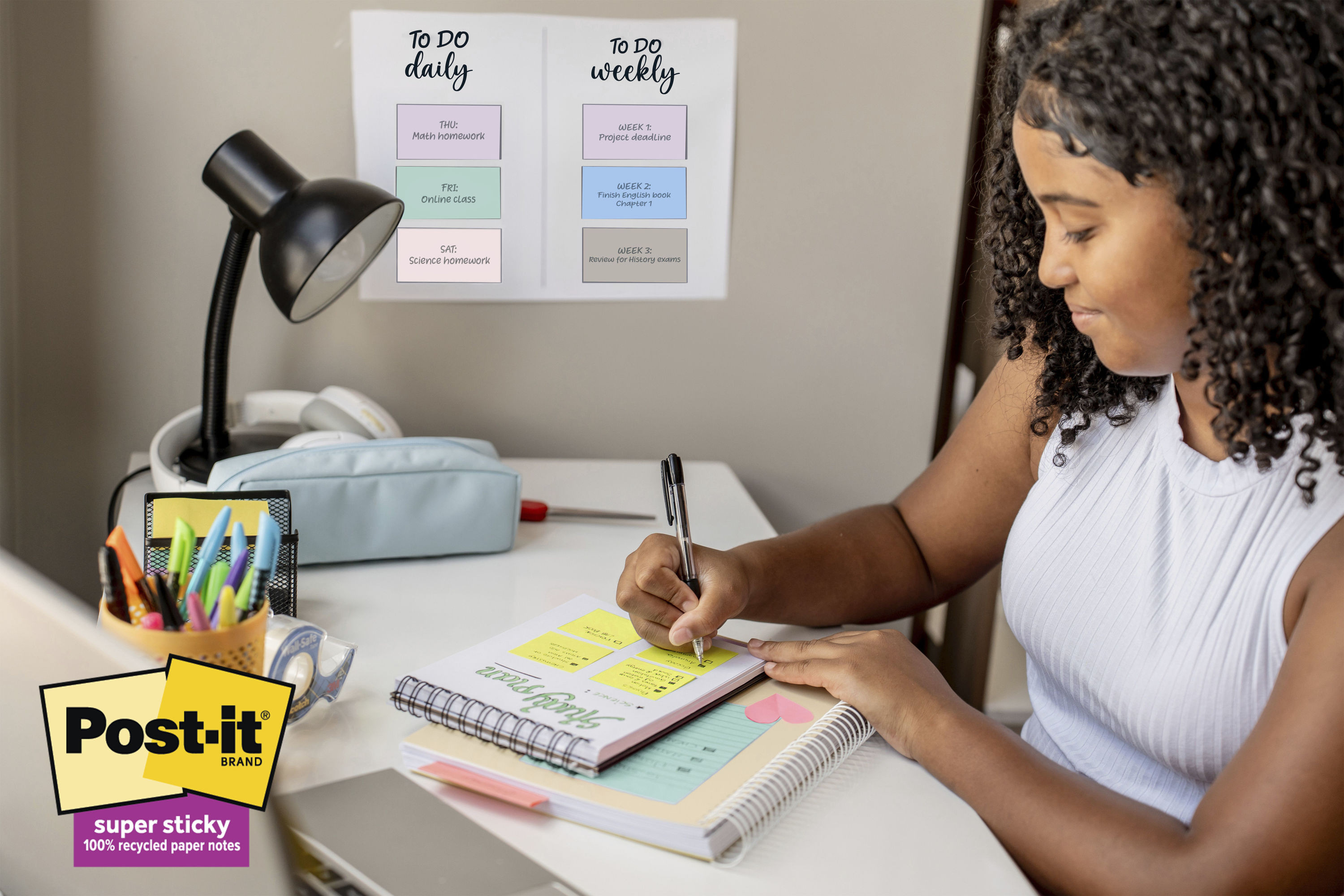 Post-it SS Recycled Mix colors 127x76 70sh (8)