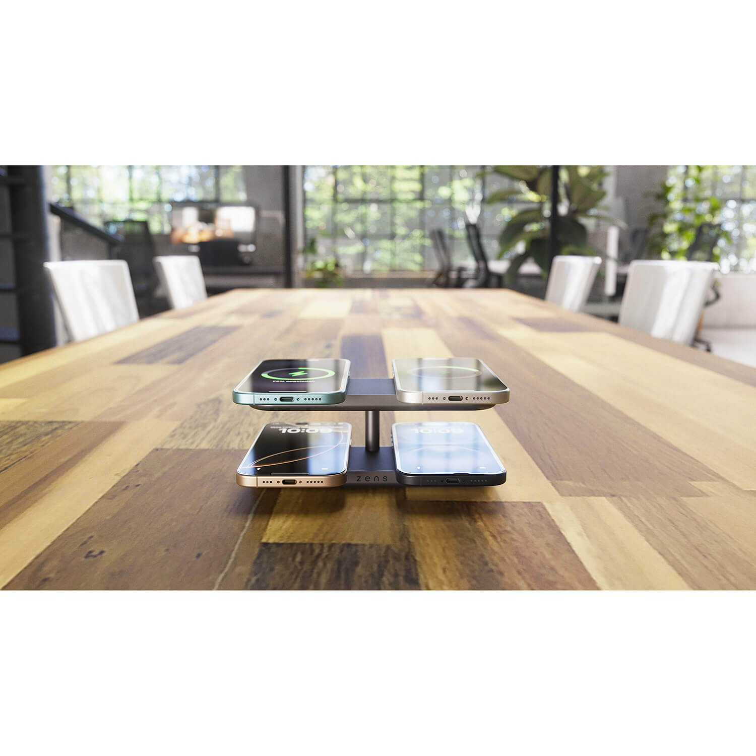 ZENS Wireless Charger Quattro Pro 4 Qi2 Black