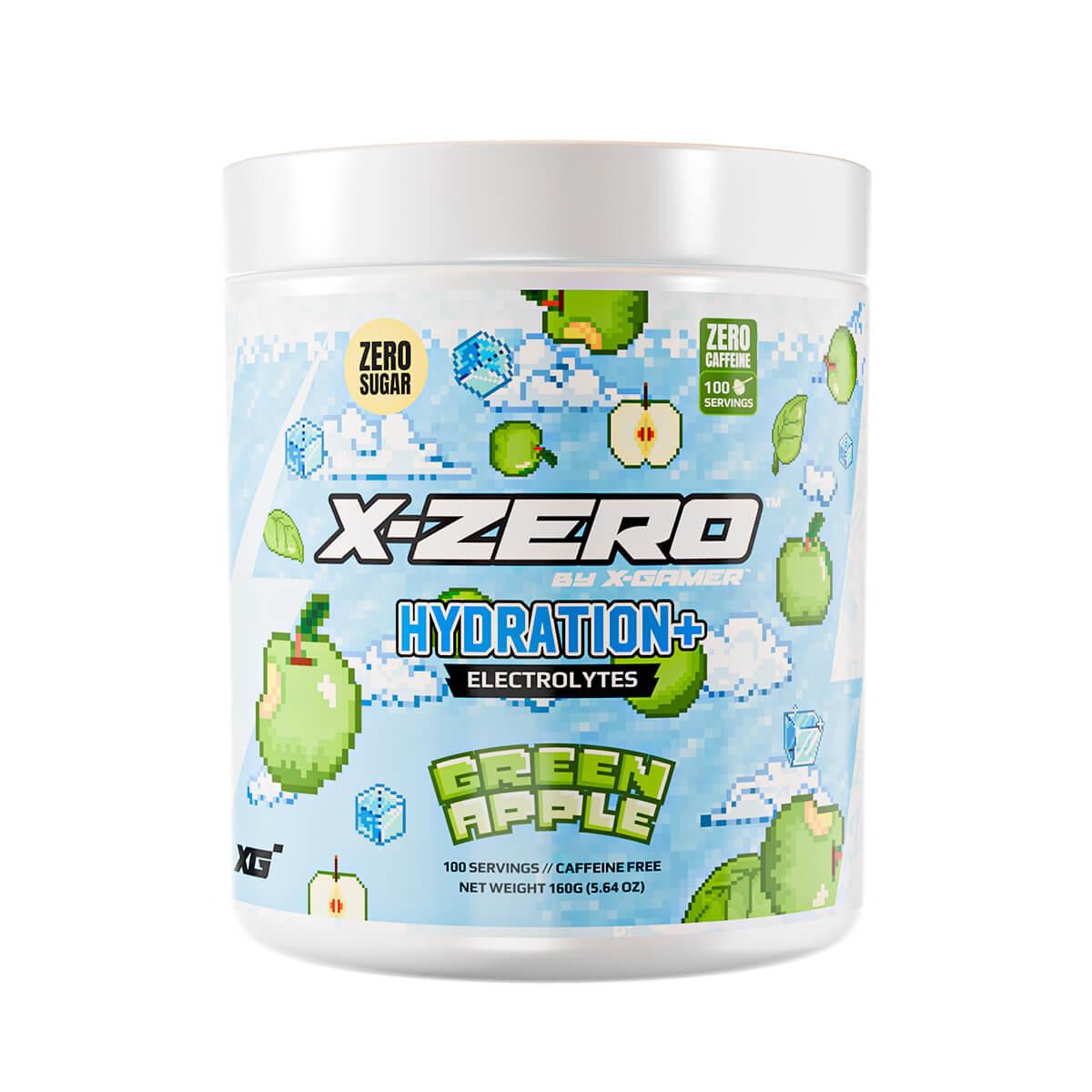 X-GAMER X-Zero 160 gram Green Apple - Hydration+