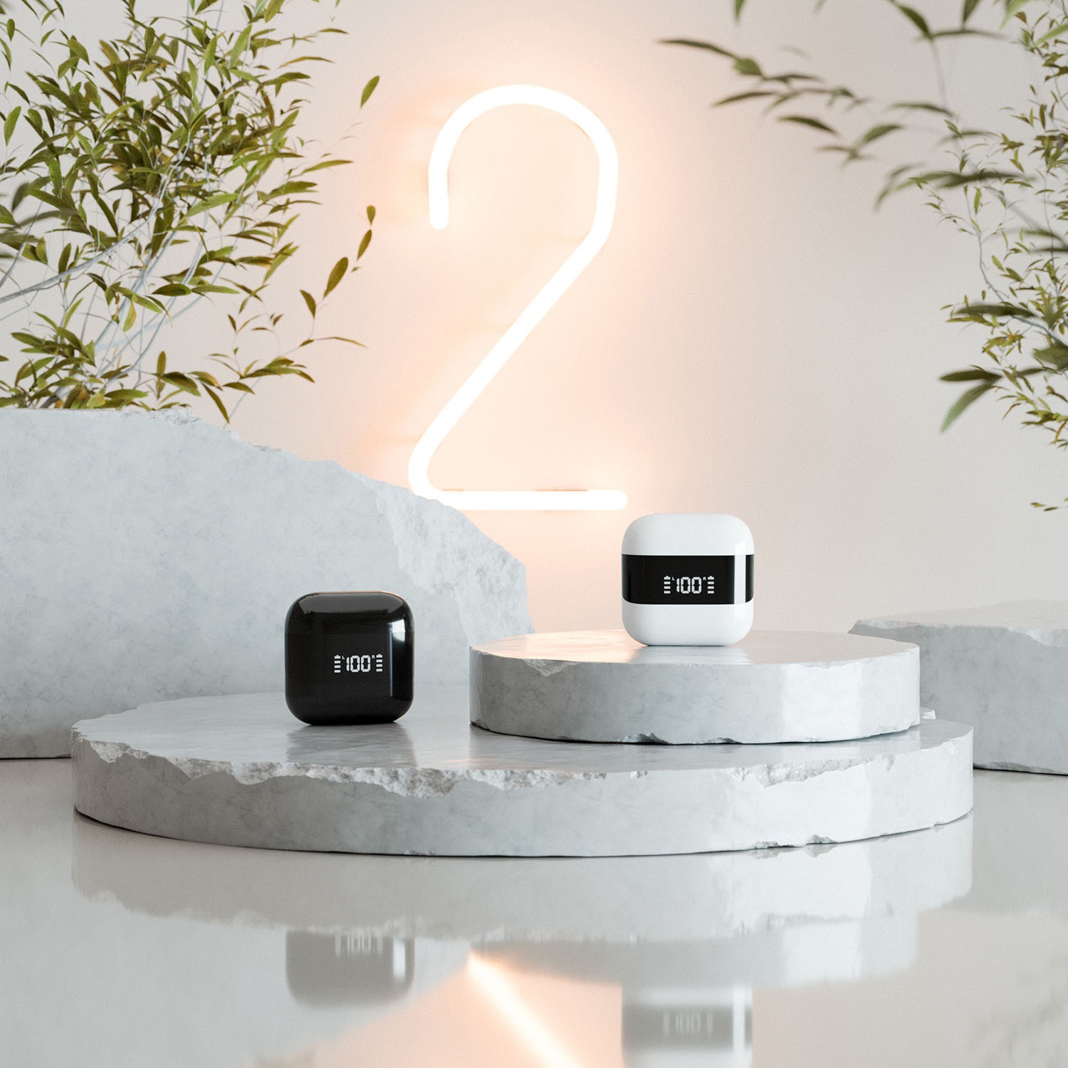 HAPPY PLUGS Headphone JOY 2 In-Ear TWS White