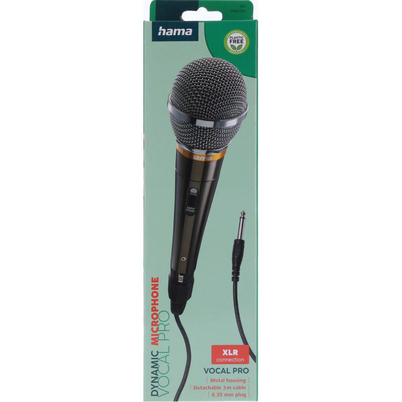 HAMA Dynamic Microphone Mono Vocal Pro