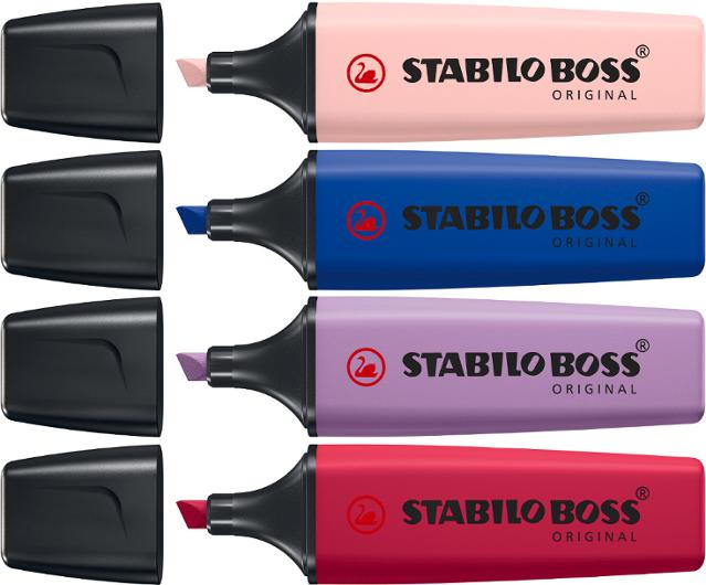 Tekstmarker Stabilo Wildflower (4 stk)