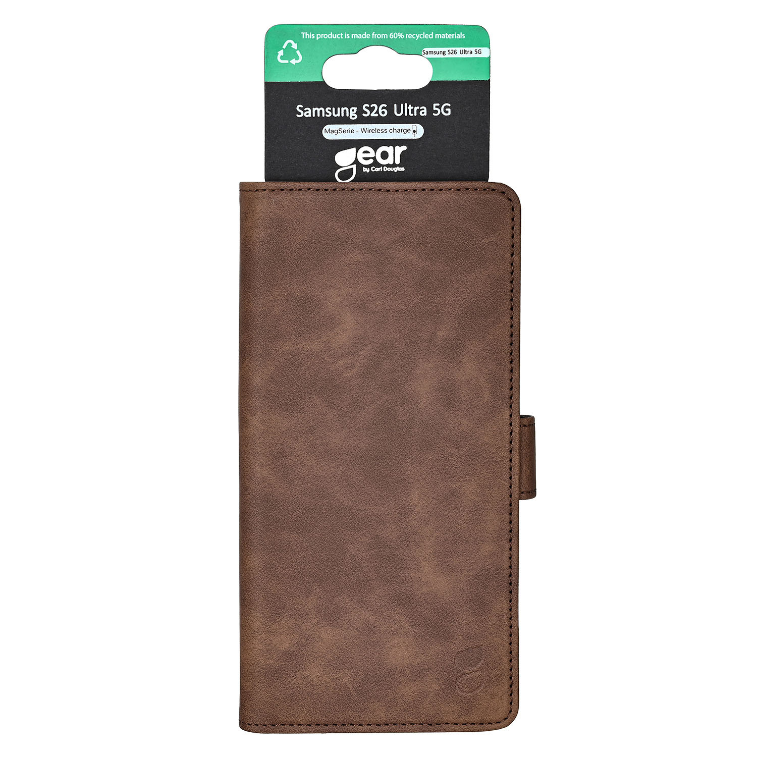 GEAR Classic 3 card Recycled Magnetic Samsung S26 Ultra Brown