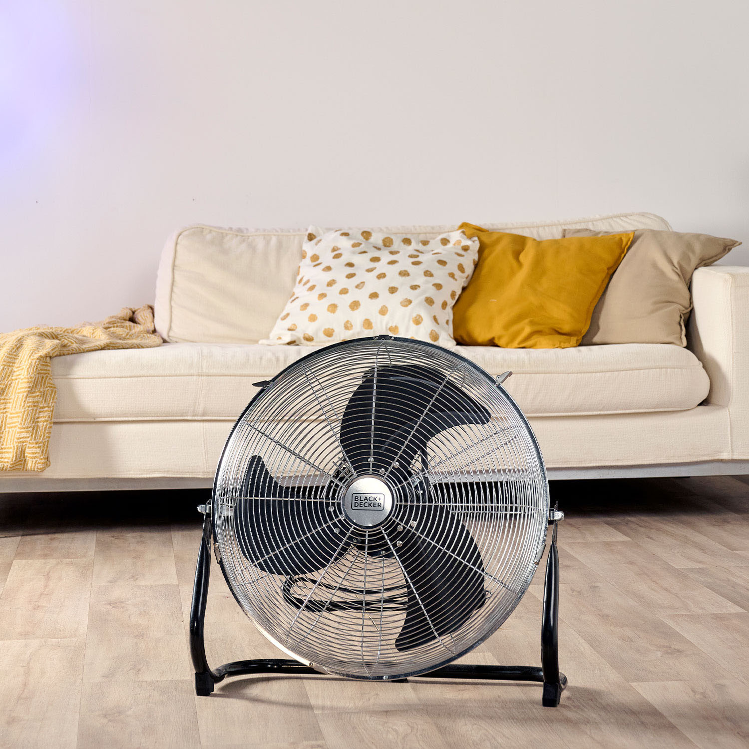 BLACK+DECKER Floor Fan 120W Black
