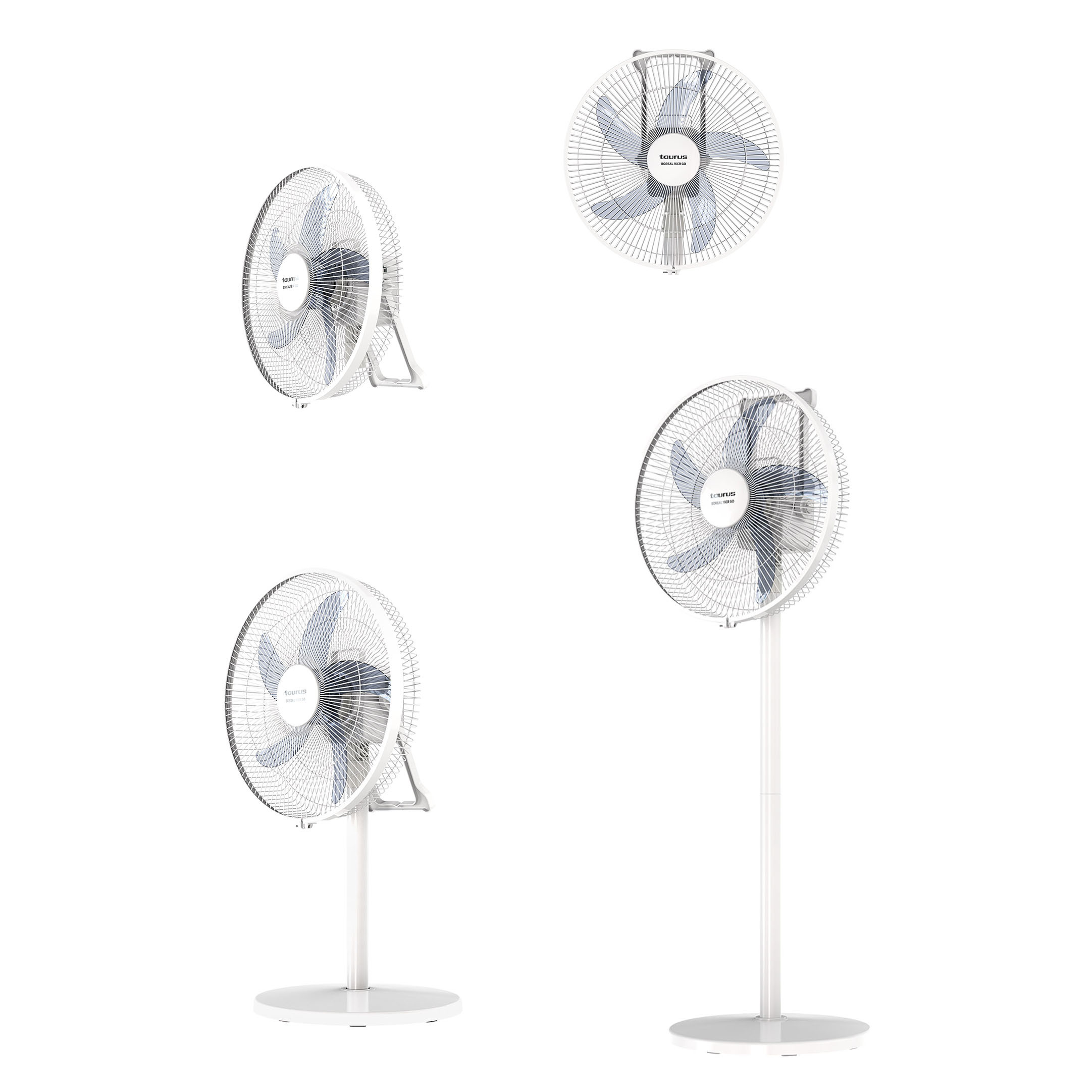 TAURUS Stand Fan 40cm Boreal 16 CR Go Rechargeable