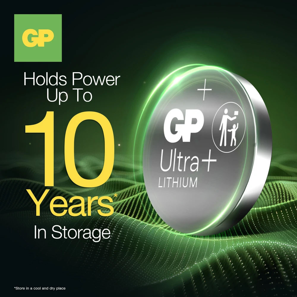 GP Lithium Coin Cell CR2025 4-pack