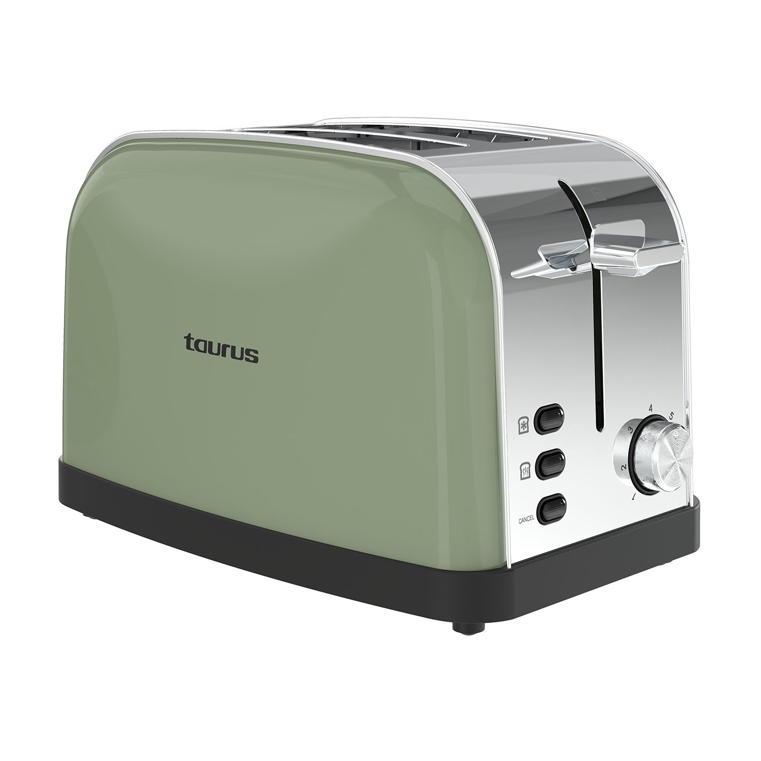 TAURUS Toaster Two Slot Vintage 2 Olive