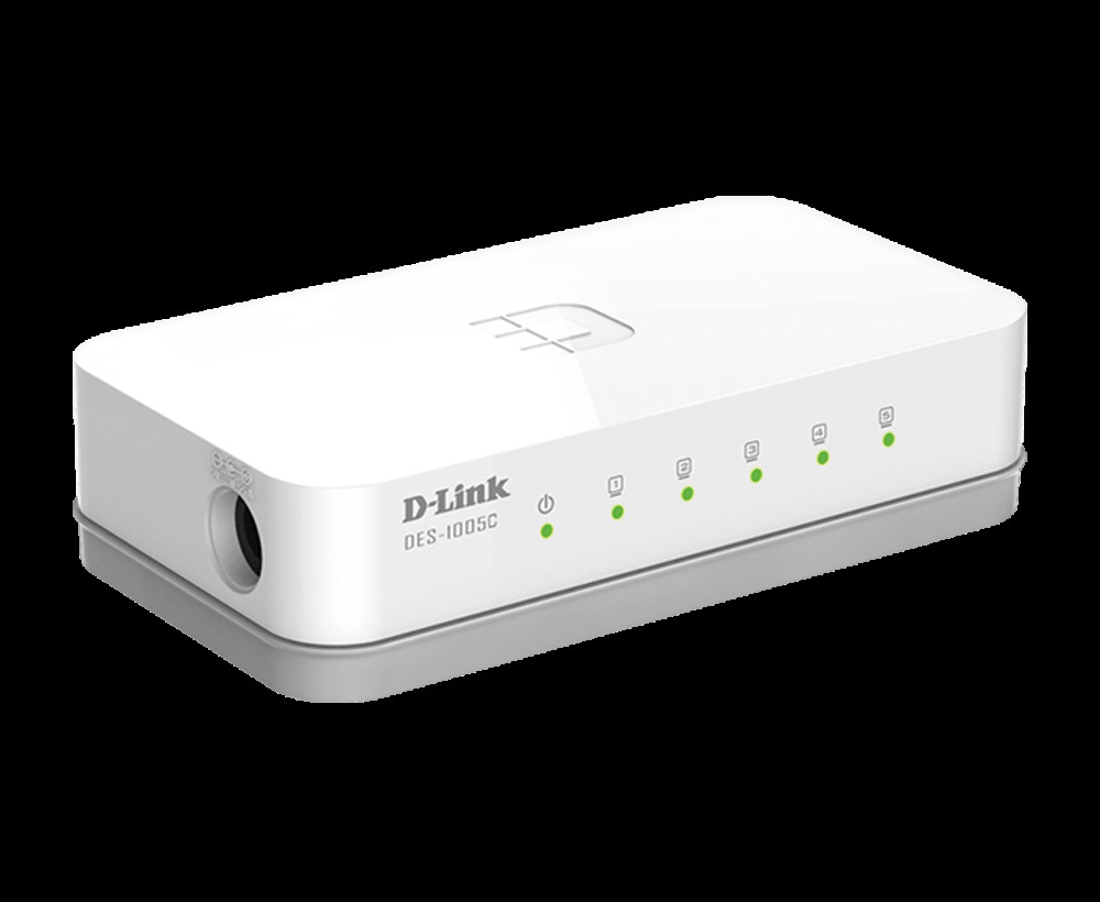 D-LINK 5-Port Fast Ethernet Unmanaged Desktop Switch