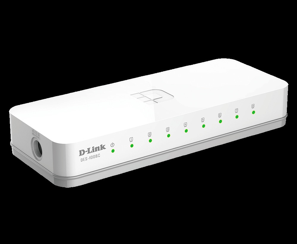 D-LINK 8-Port Fast Ethernet Unmanaged Desktop Switch