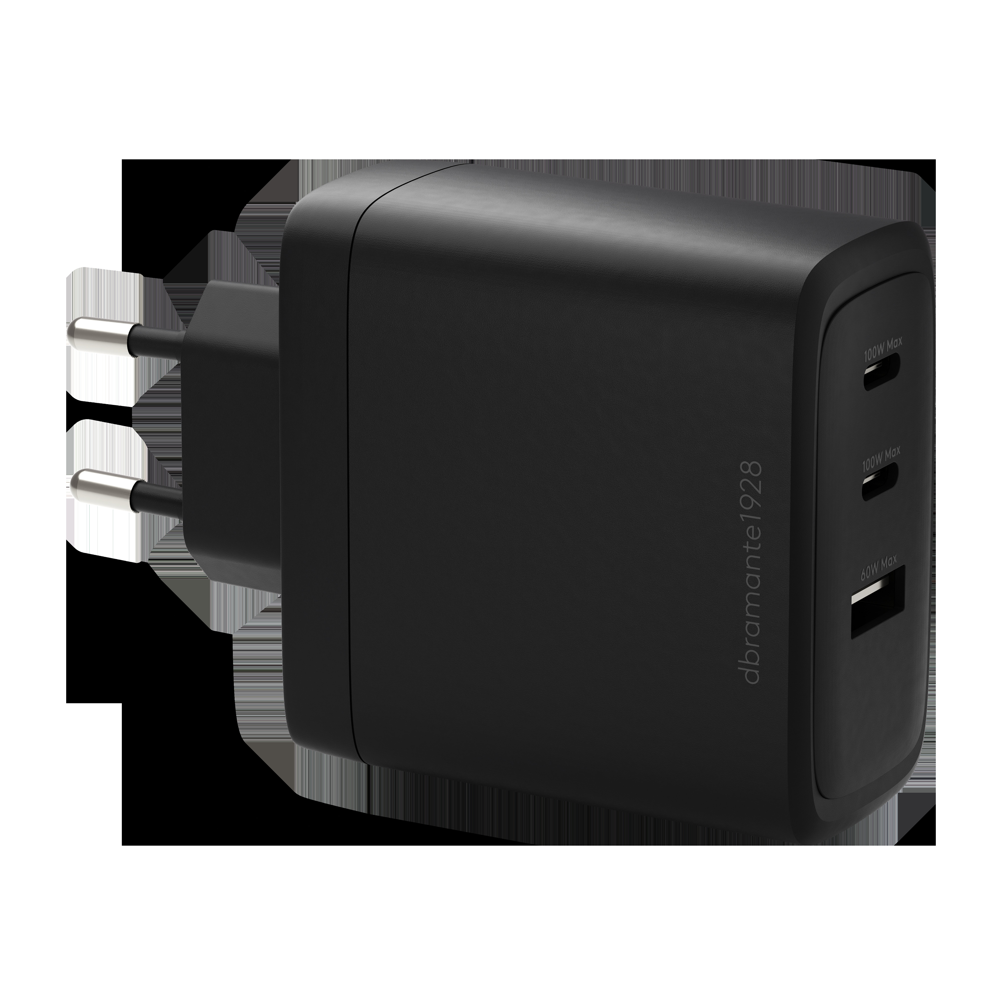 DBRAMANTE re-charge IT Charger 2xUSB-C 100W + 1xUSB-A - BLK