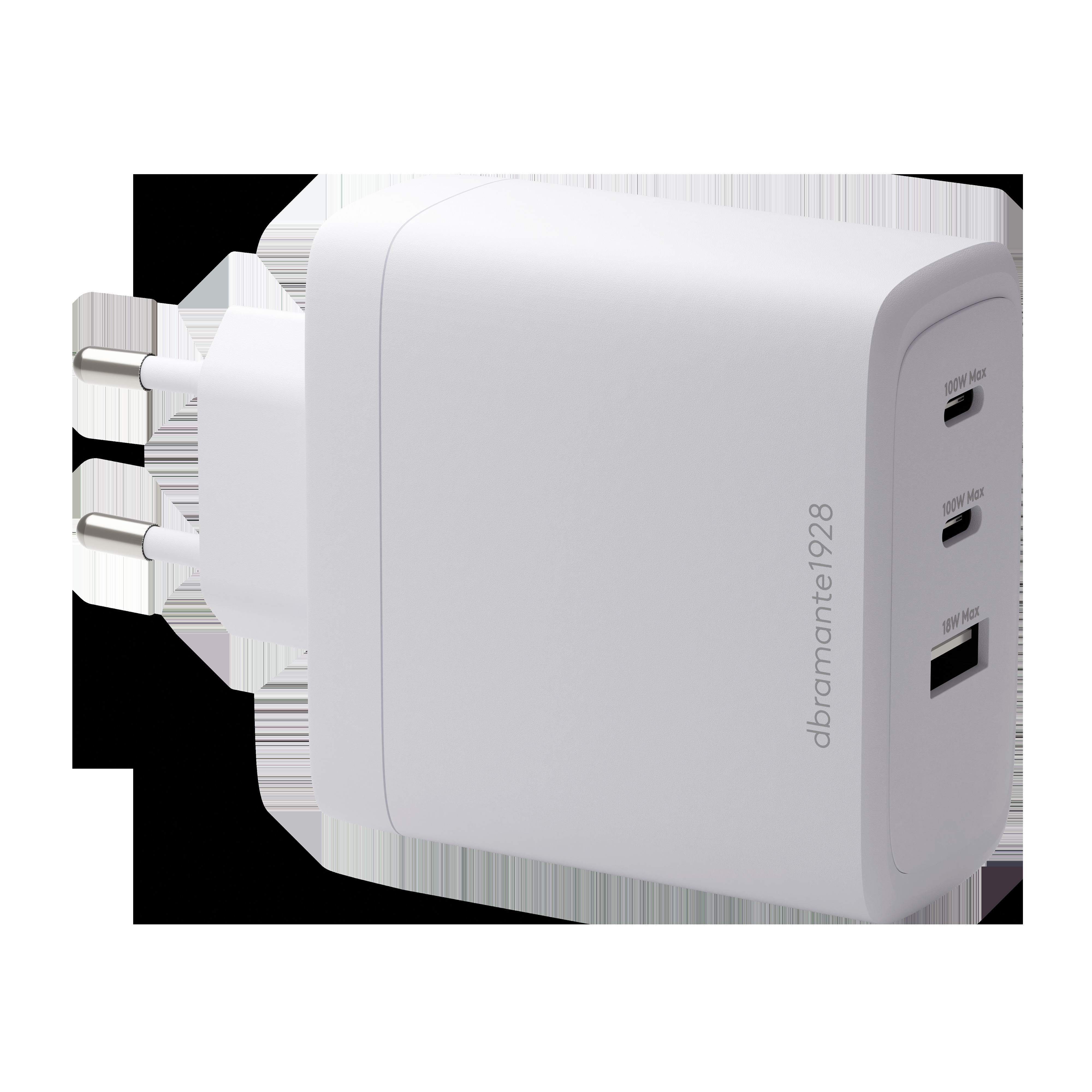 DBRAMANTE re-charge IT Charger 2xUSB-C 100W + 1xUSB-A White