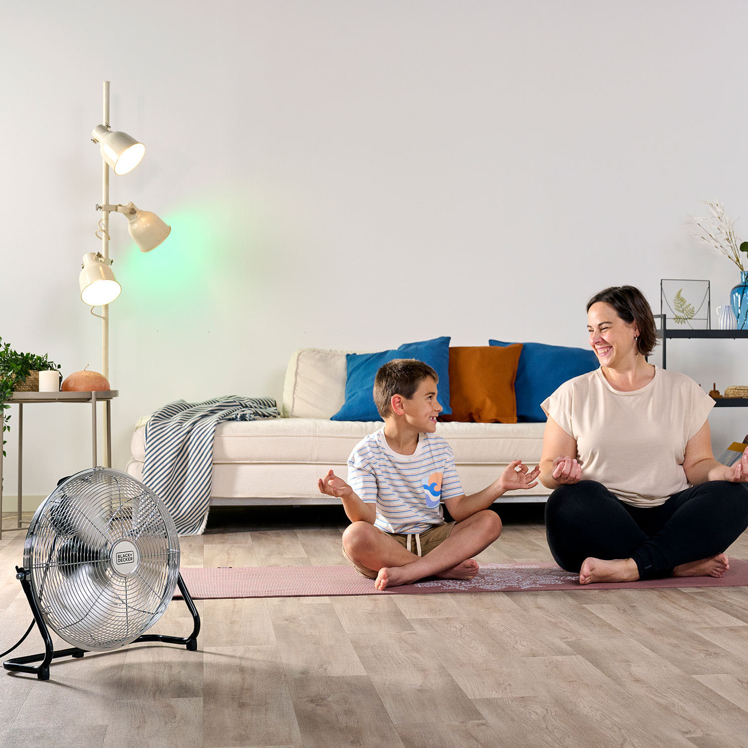 BLACK+DECKER Floor Fan 60W Black